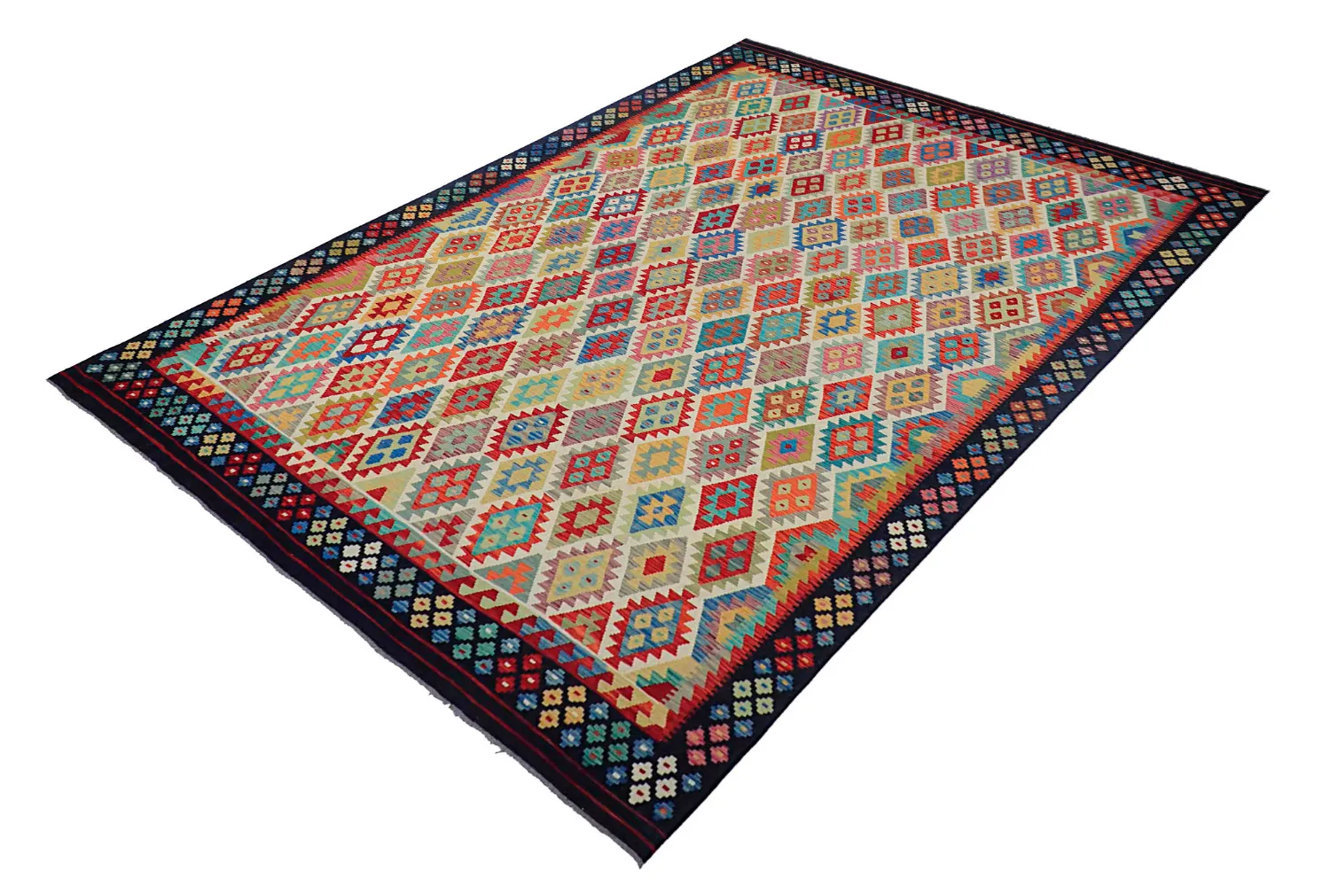 Tappeto Orientale - Vegi Kelim Hand Woven - 303 x 393 cm