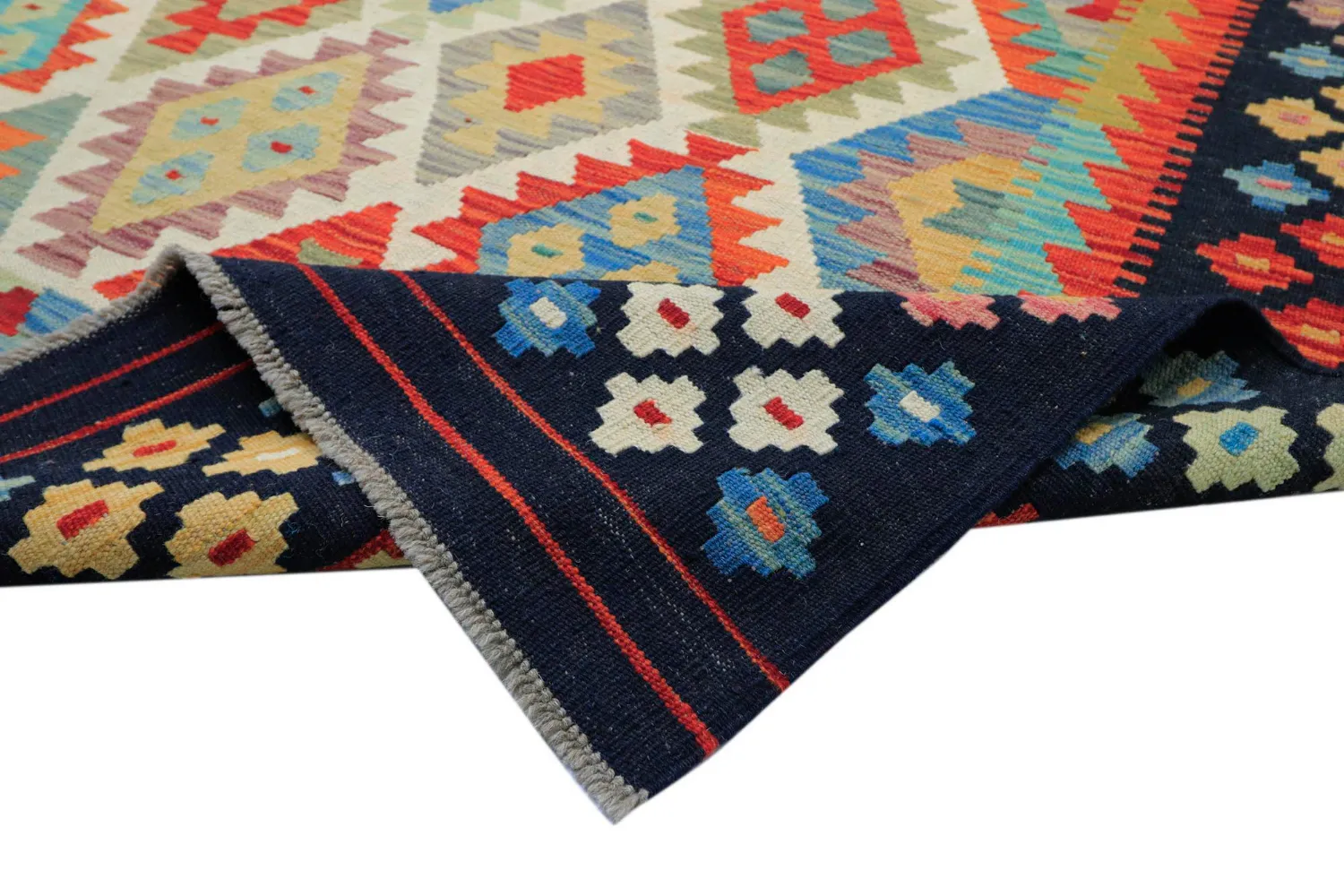 Tappeto Orientale - Vegi Kelim Hand Woven - 303 x 393 cm