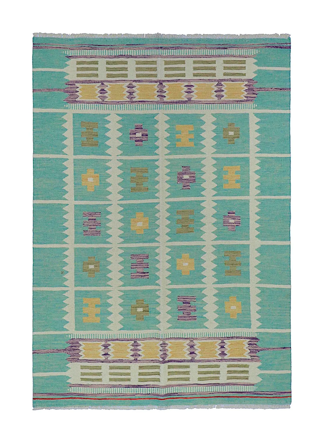 Tappeto Orientale - Vegi Kelim Hand Woven - 124 x 179 cm