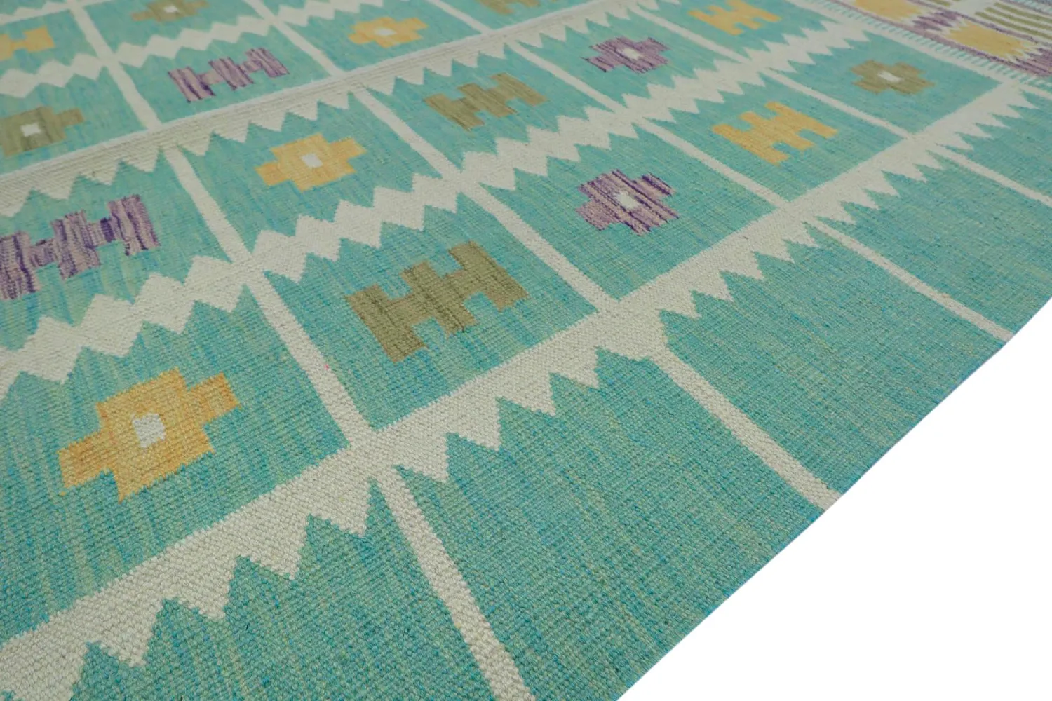 Tappeto Orientale - Vegi Kelim Hand Woven - 124 x 179 cm