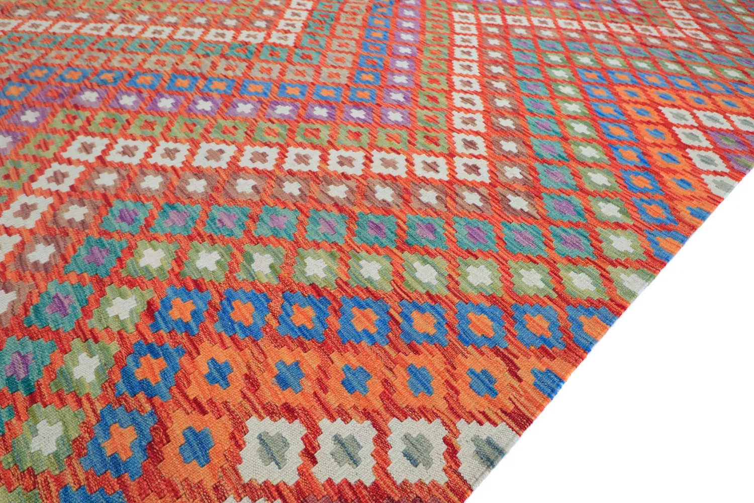 Tappeto Orientale - Vegi Kelim Hand Woven - 207 x 301 cm