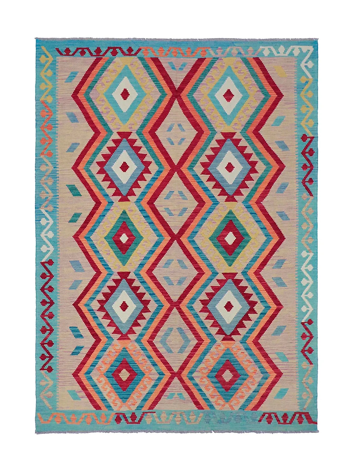 Tappeto Orientale - Vegi Kelim Hand Woven - 175 x 247 cm