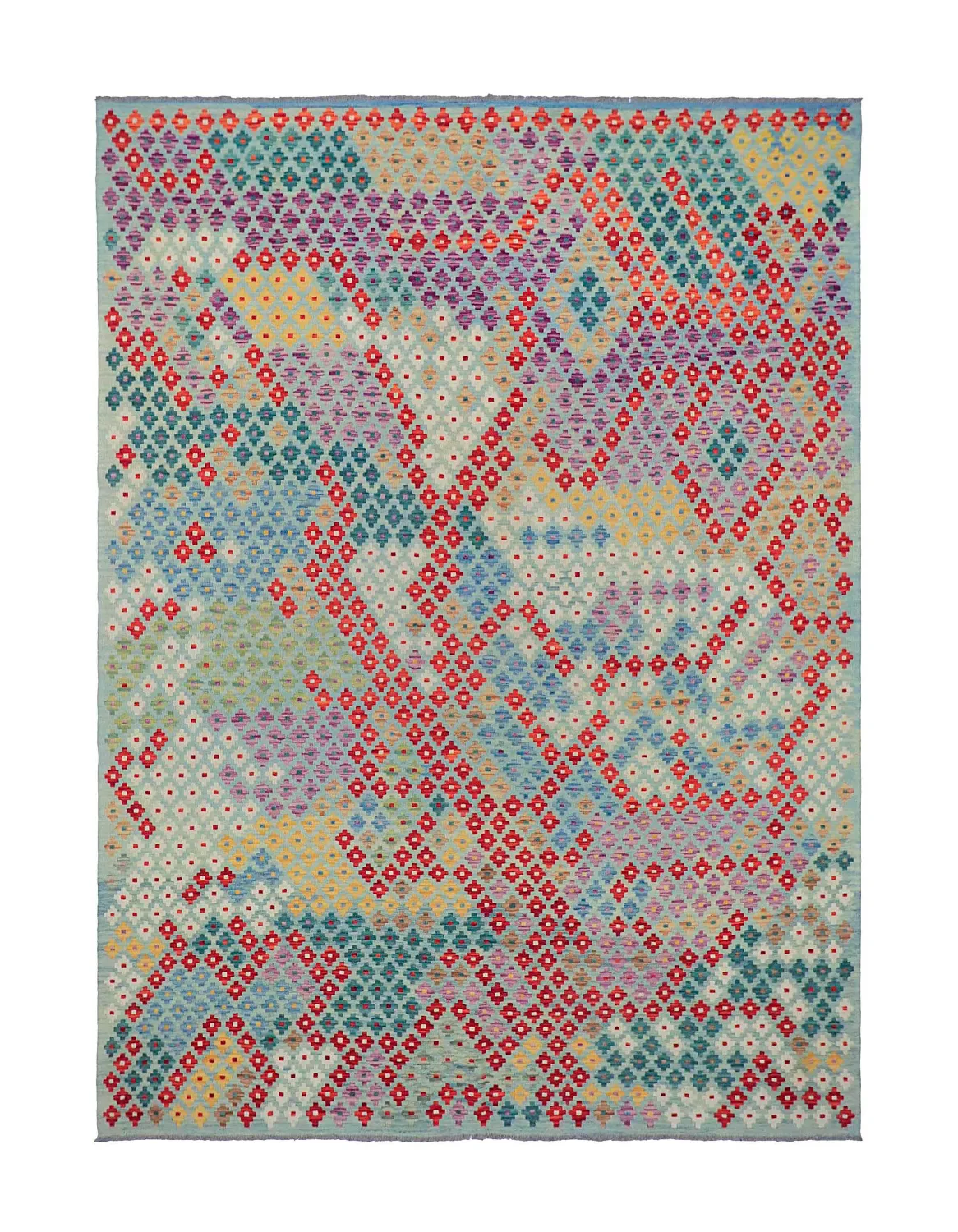 Tappeto Orientale - Vegi Kelim Hand Woven - 211 x 288 cm