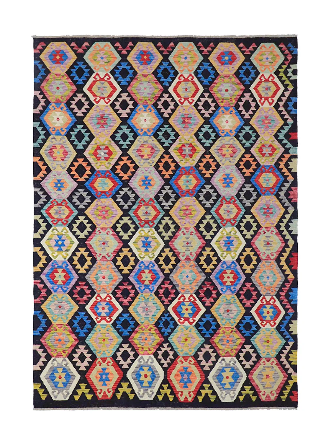 Tappeto Orientale - Vegi Kelim Hand Woven - 204 x 294 cm