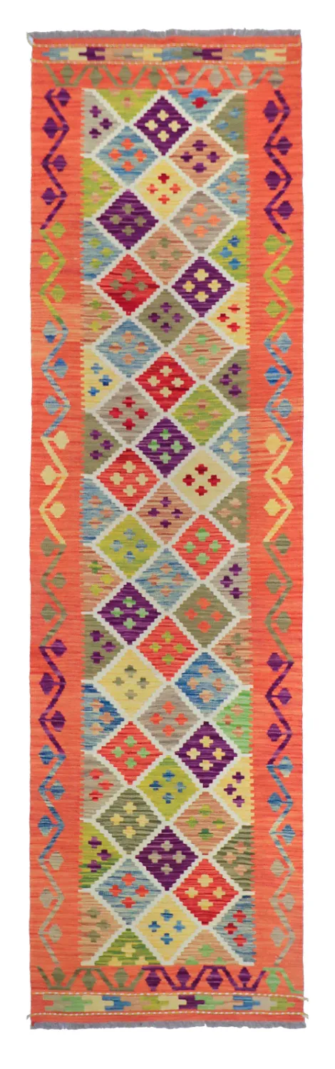 Tappeto Orientale - Vegi Kelim Hand Woven - 79 x 298 cm