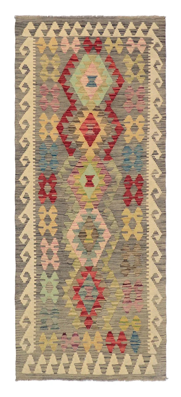 Tappeto Orientale - Vegi Kelim Hand Woven - 81 x 199 cm