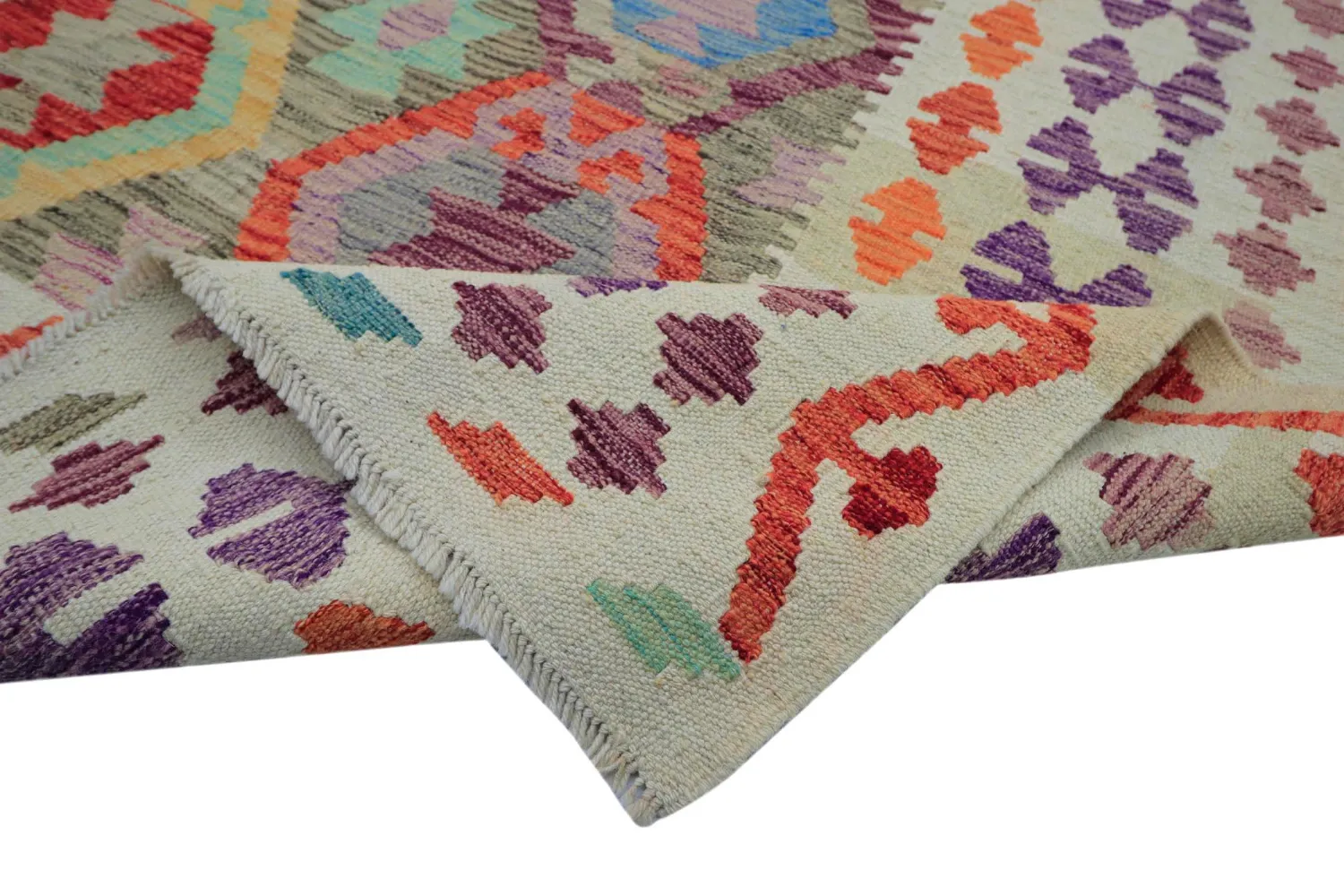 Tappeto Orientale - Vegi Kelim Hand Woven - 175 x 245 cm