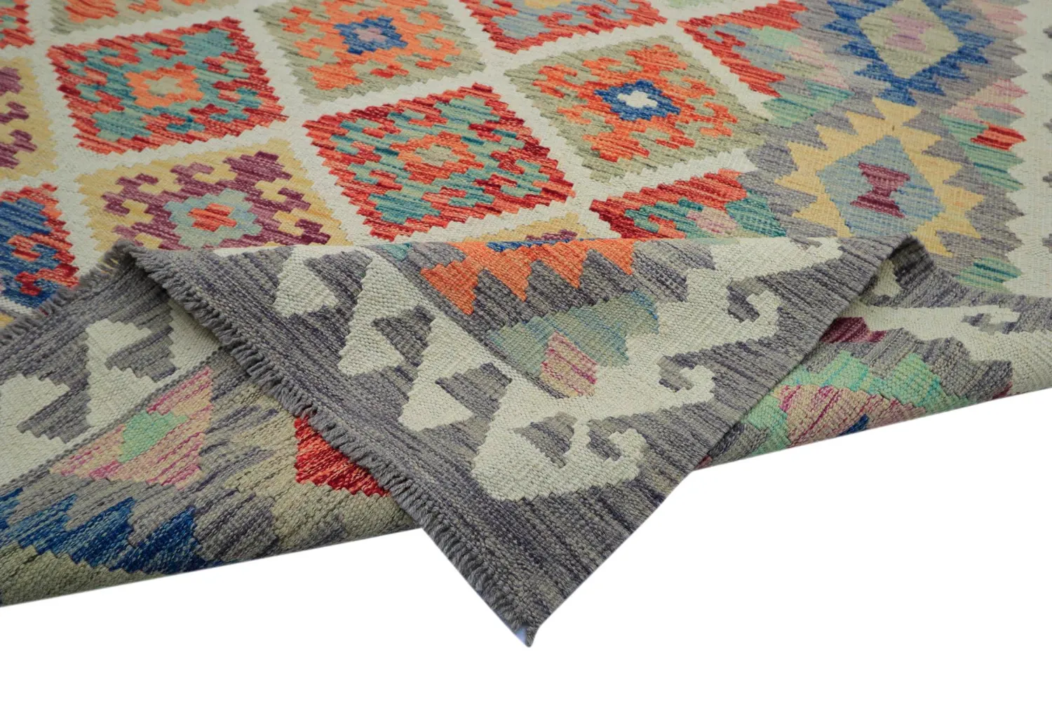Tappeto Orientale - Vegi Kelim Hand Woven - 207 x 291 cm