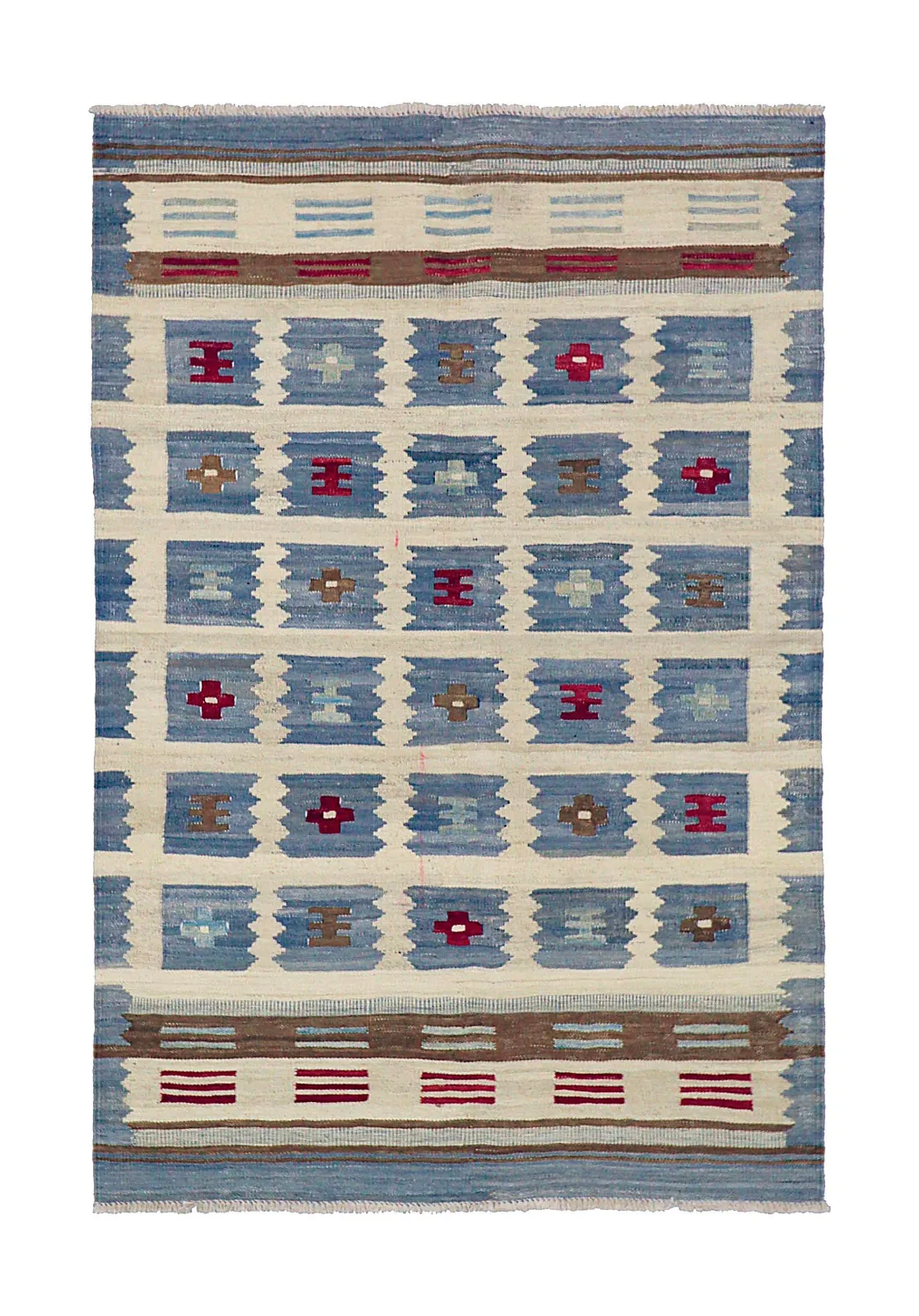 Tappeto Orientale - Vegi Kelim Hand Woven - 98 x 151 cm