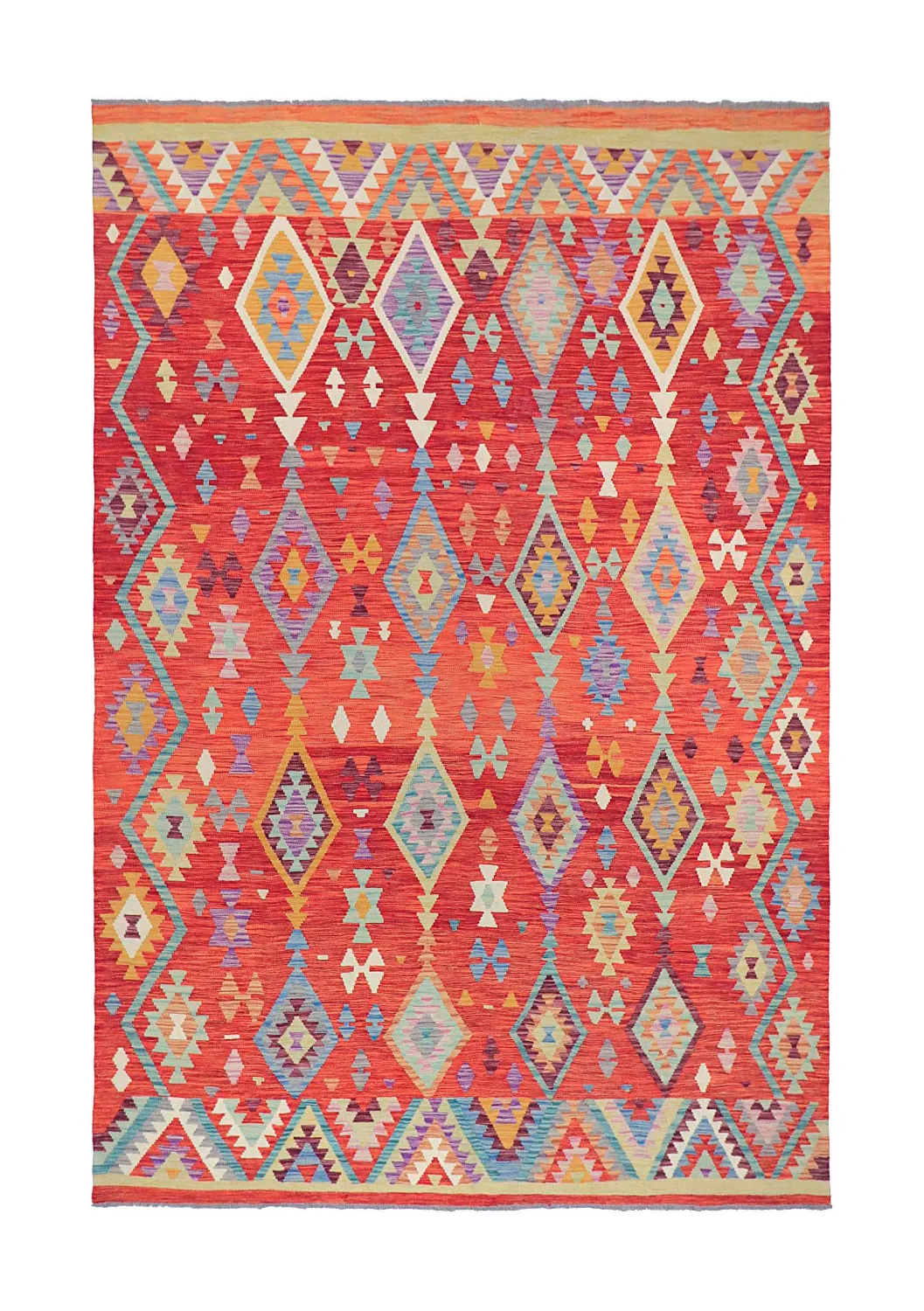 Tappeto Orientale - Vegi Kelim Hand Woven - 203 x 299 cm