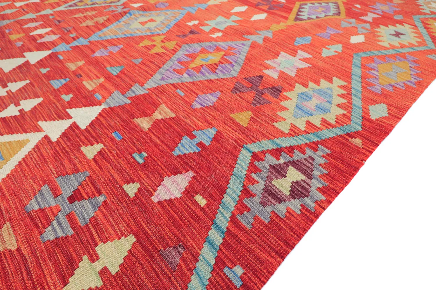 Tappeto Orientale - Vegi Kelim Hand Woven - 203 x 299 cm