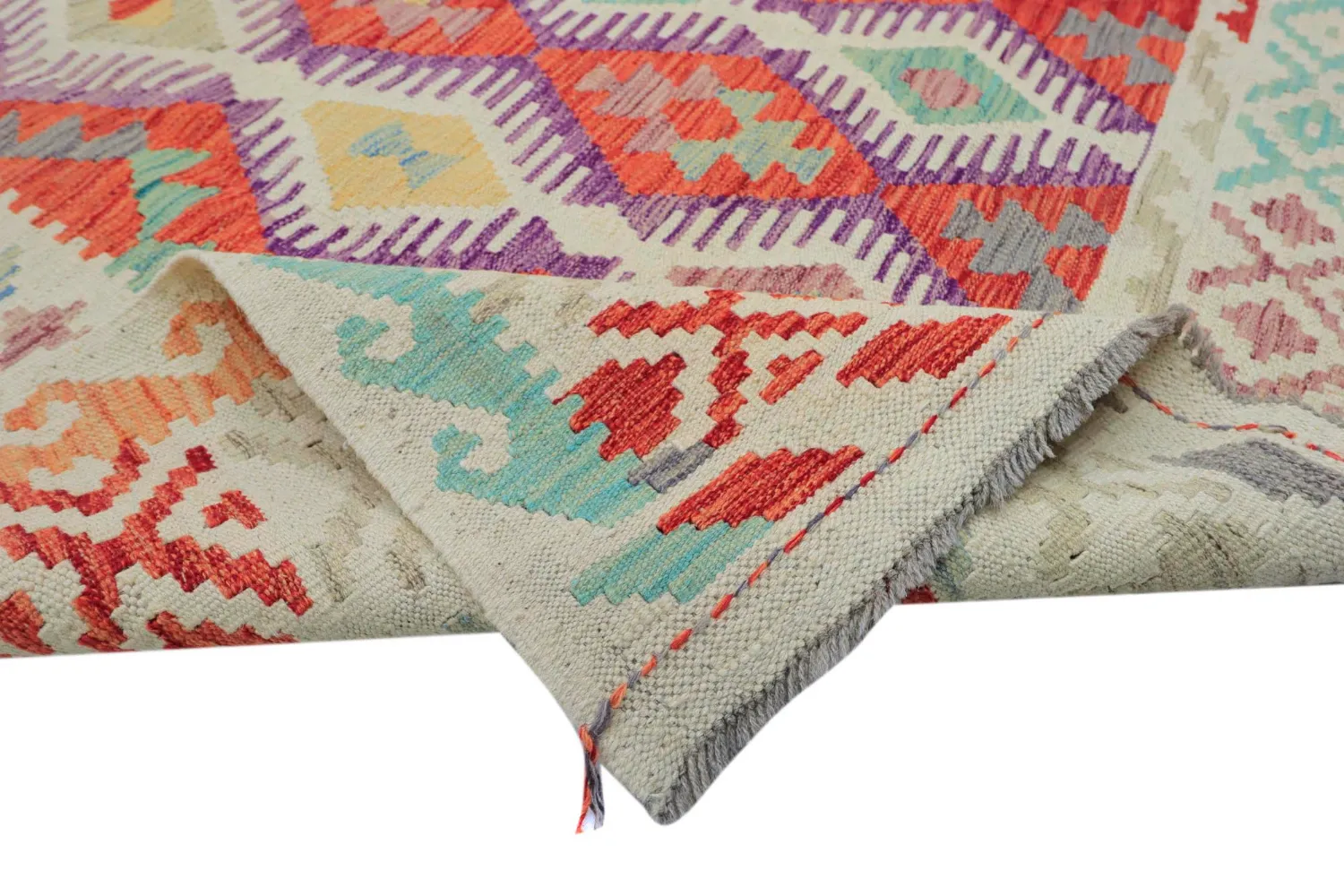 Tappeto Orientale - Vegi Kelim Hand Woven - 200 x 295 cm