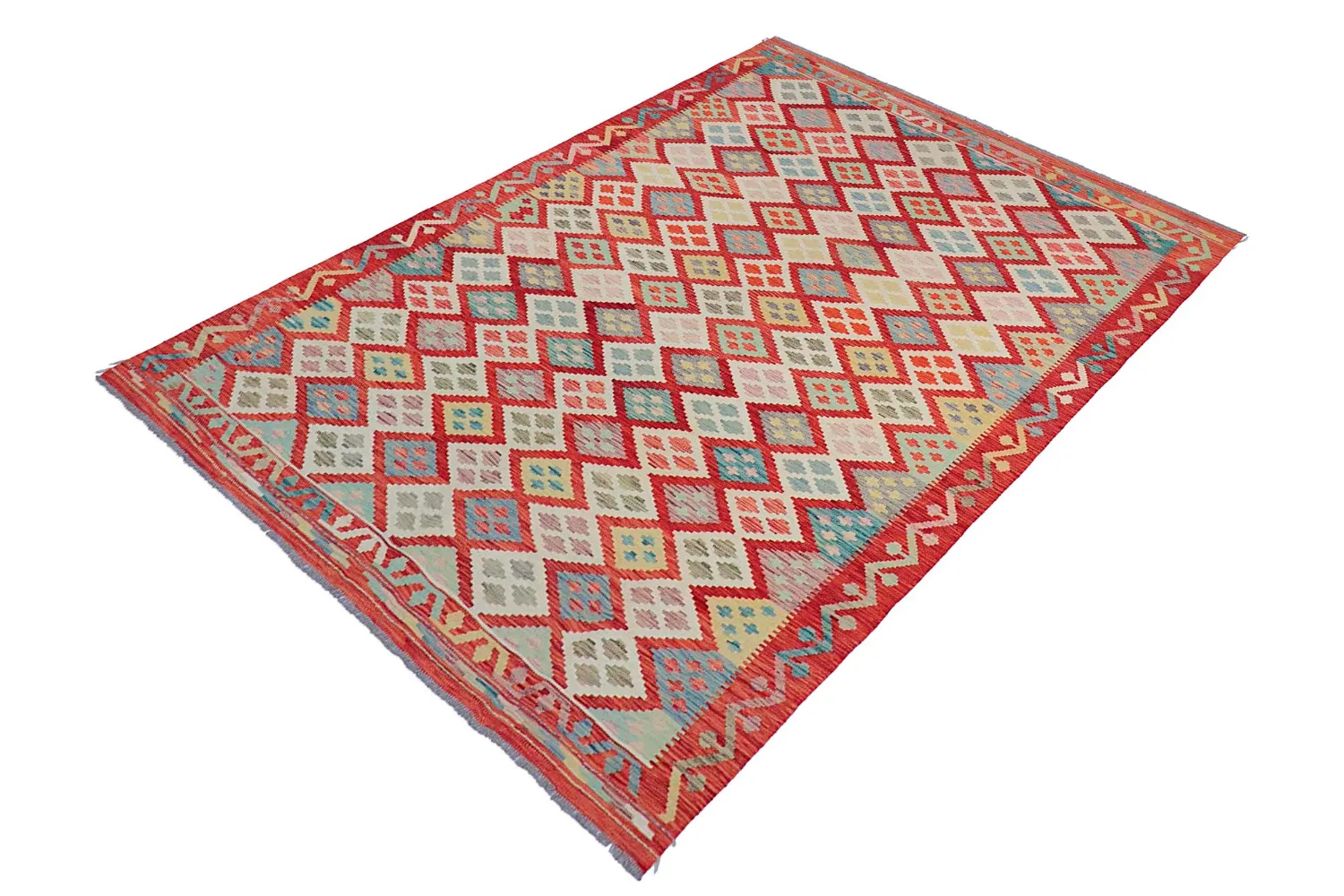 Tappeto Orientale - Vegi Kelim Hand Woven - 174 x 250 cm