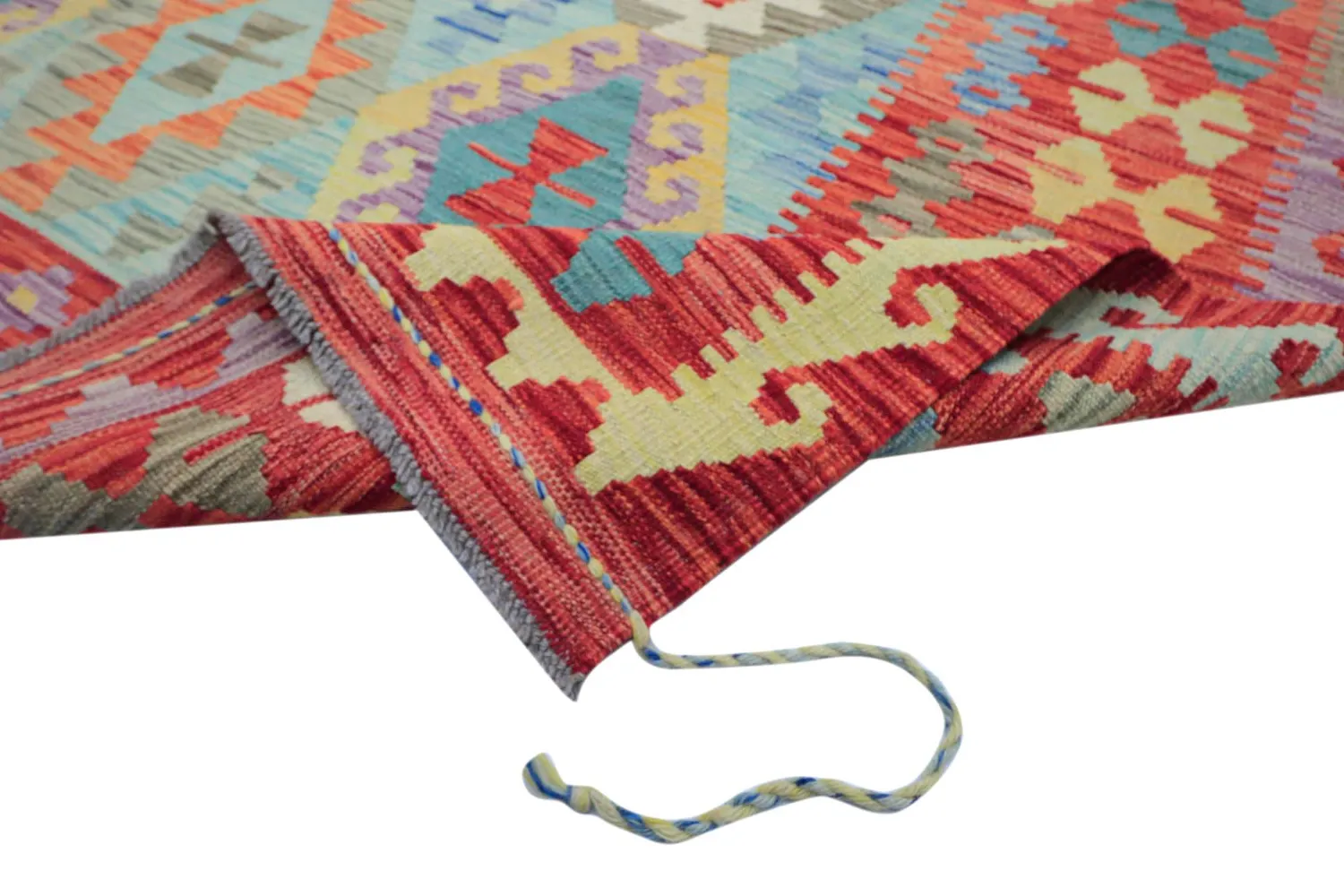 Tappeto Orientale - Vegi Kelim Hand Woven - 199 x 295 cm