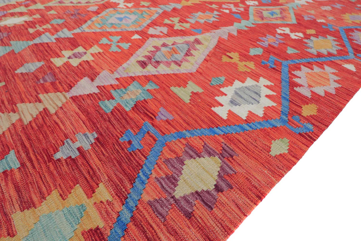 Tappeto Orientale - Vegi Kelim Hand Woven - 201 x 300 cm