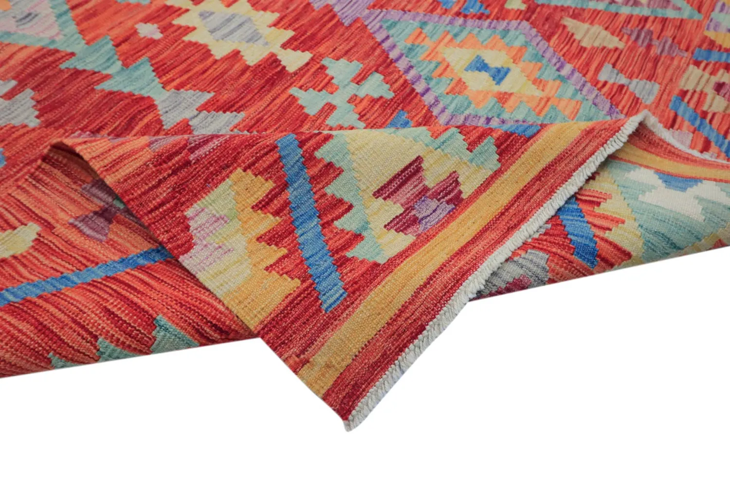 Tappeto Orientale - Vegi Kelim Hand Woven - 201 x 300 cm