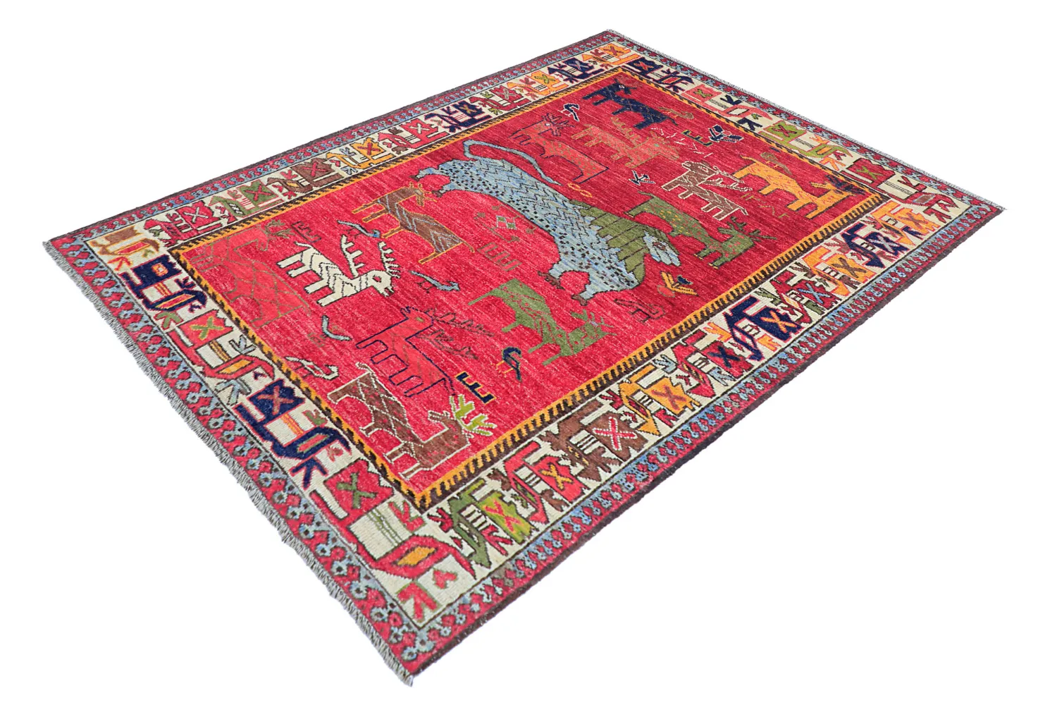 Tappeto Orientale - Tribal Hand Knotted - 148 x 199 cm