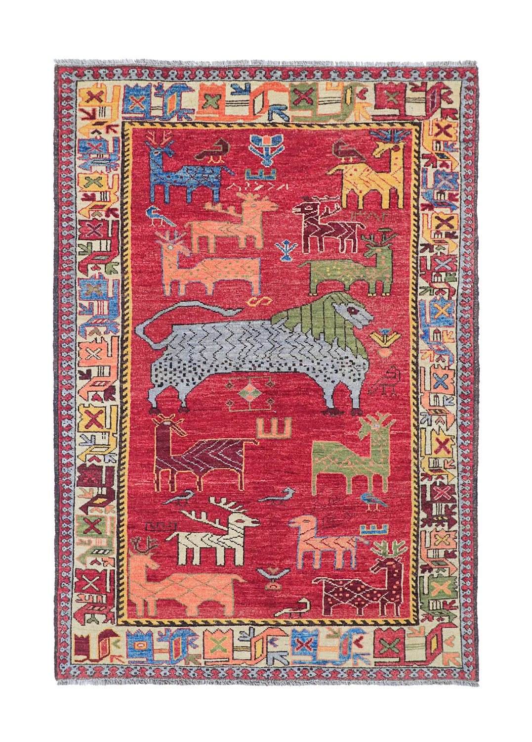 Tappeto Orientale - Tribal Hand Knotted - 153 x 213 cm