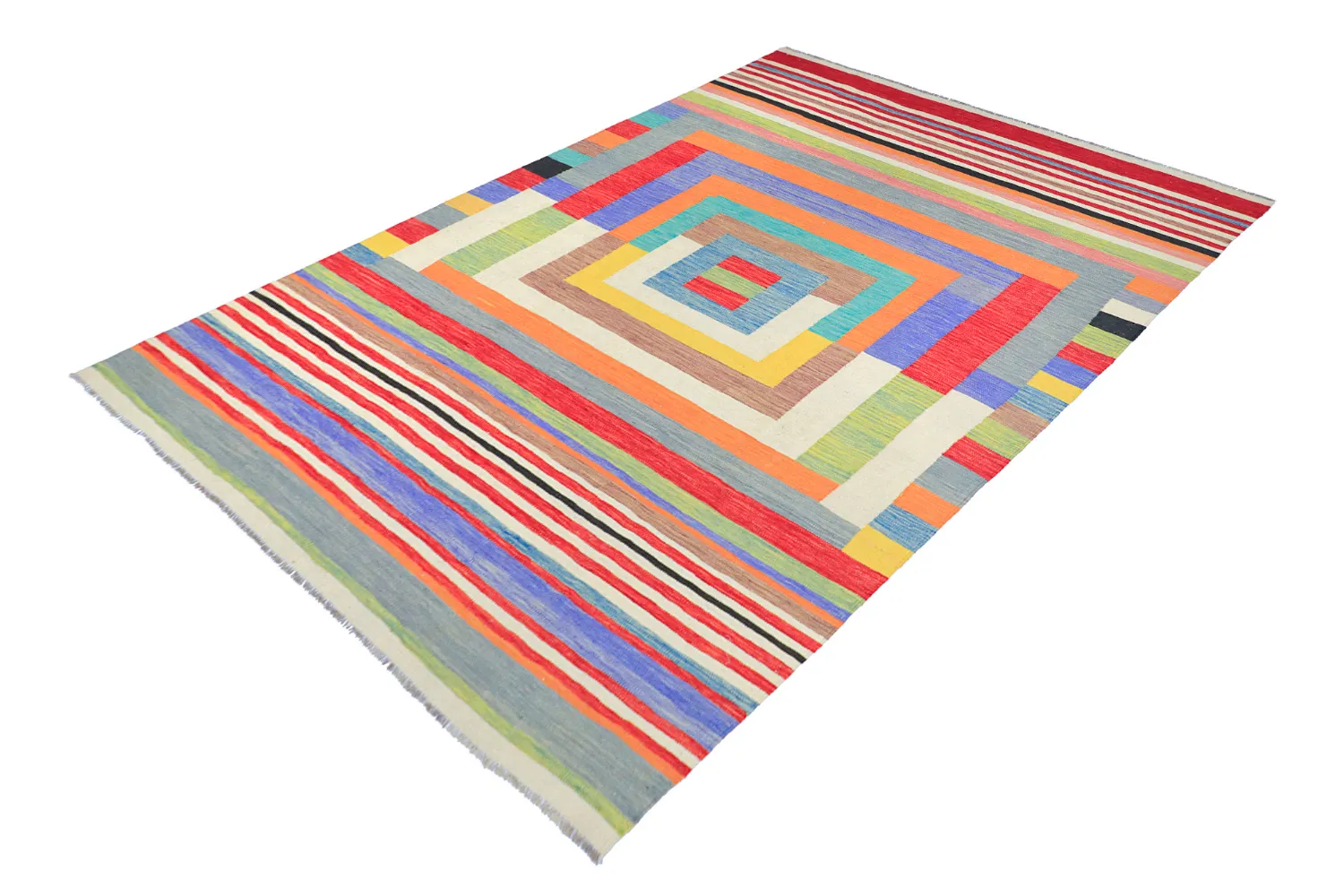 Tappeto Orientale - Kelim Hand Woven - 205 x 299 cm