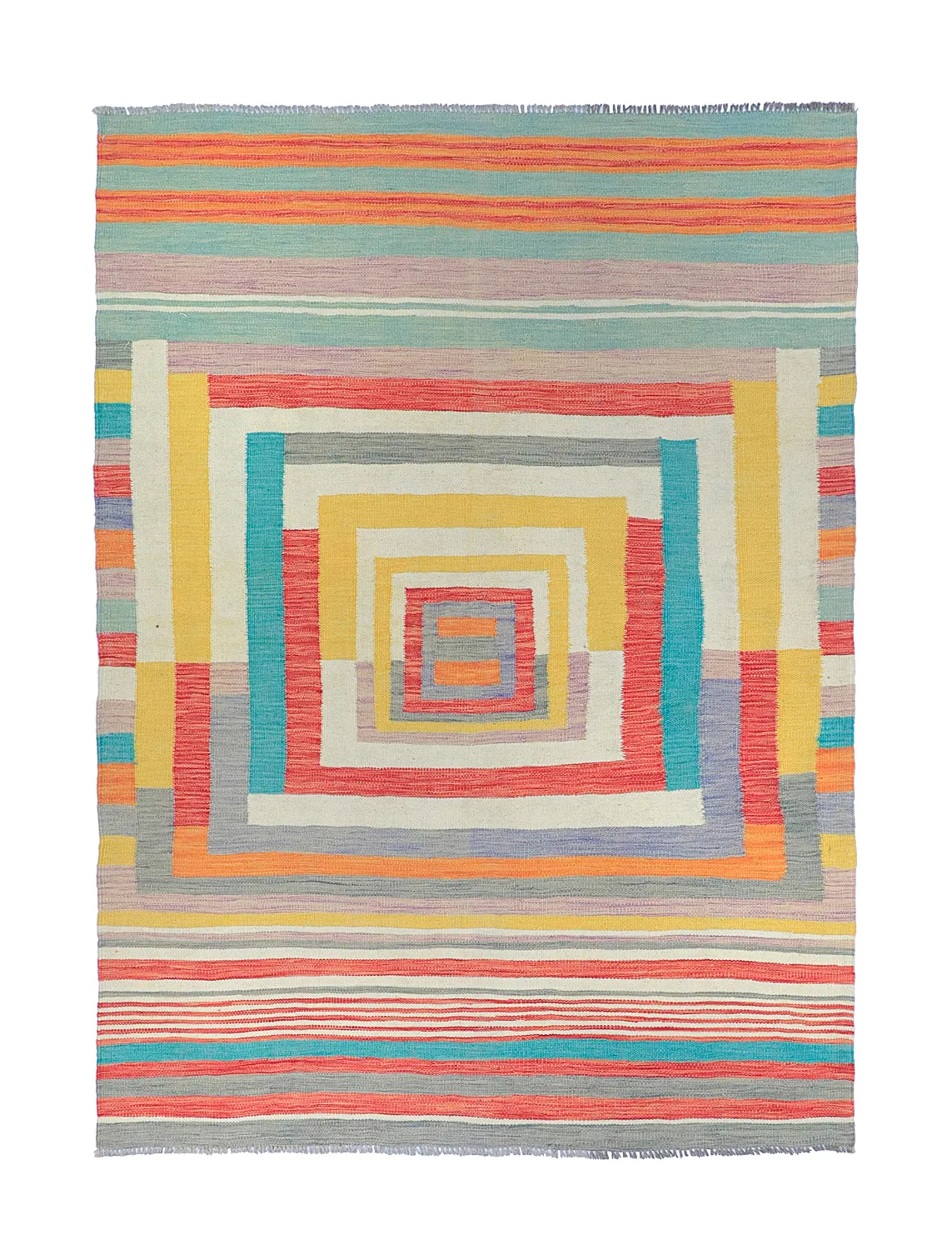 Tappeto Orientale - Kelim Hand Woven - 151 x 202 cm