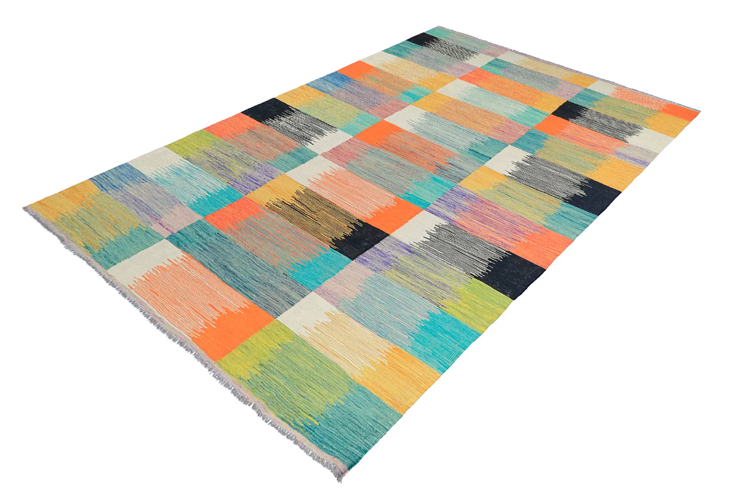 Tappeto Orientale - Kelim Hand Woven - 197 x 299 cm