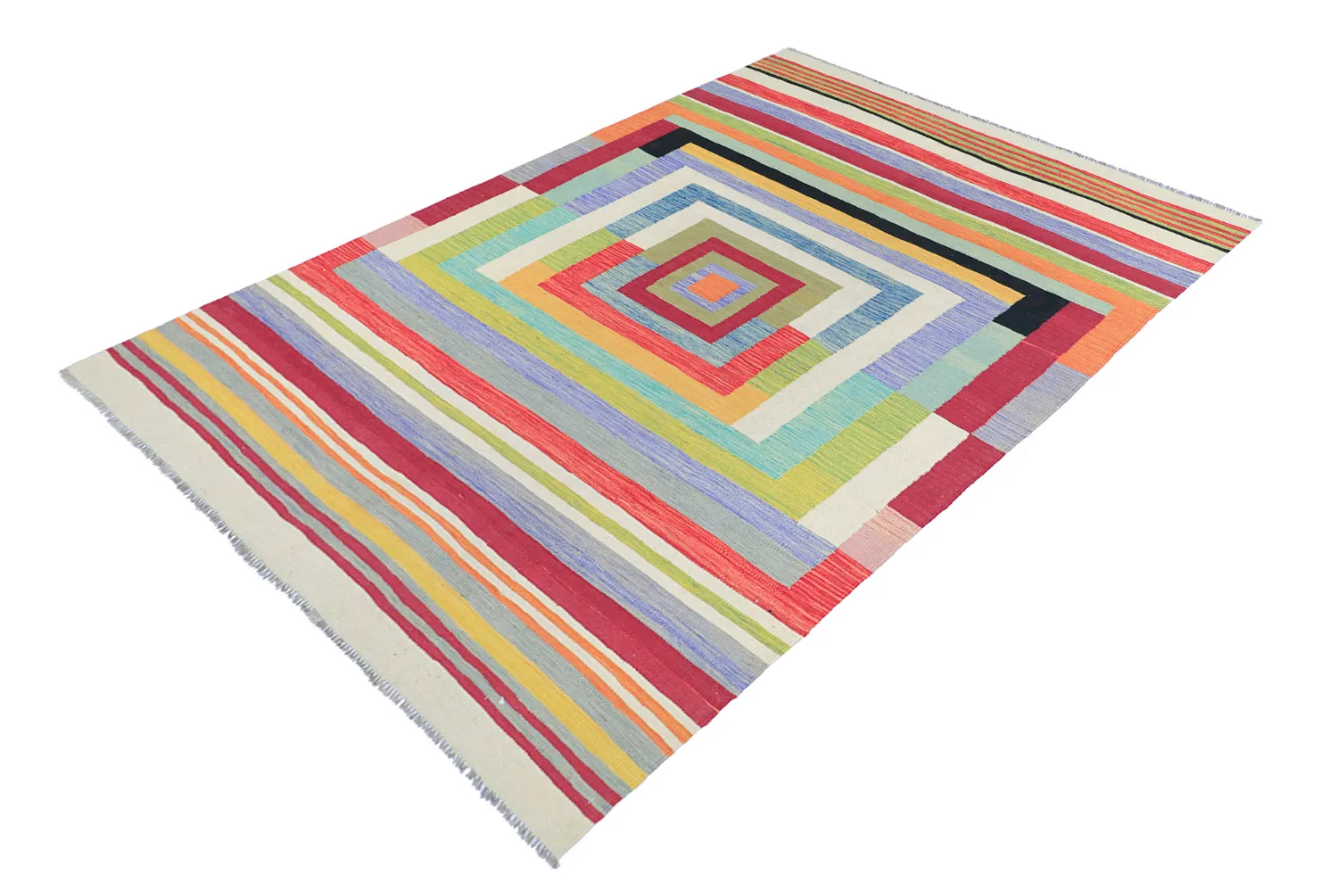 Tappeto Orientale - Kelim Hand Woven - 172 x 244 cm