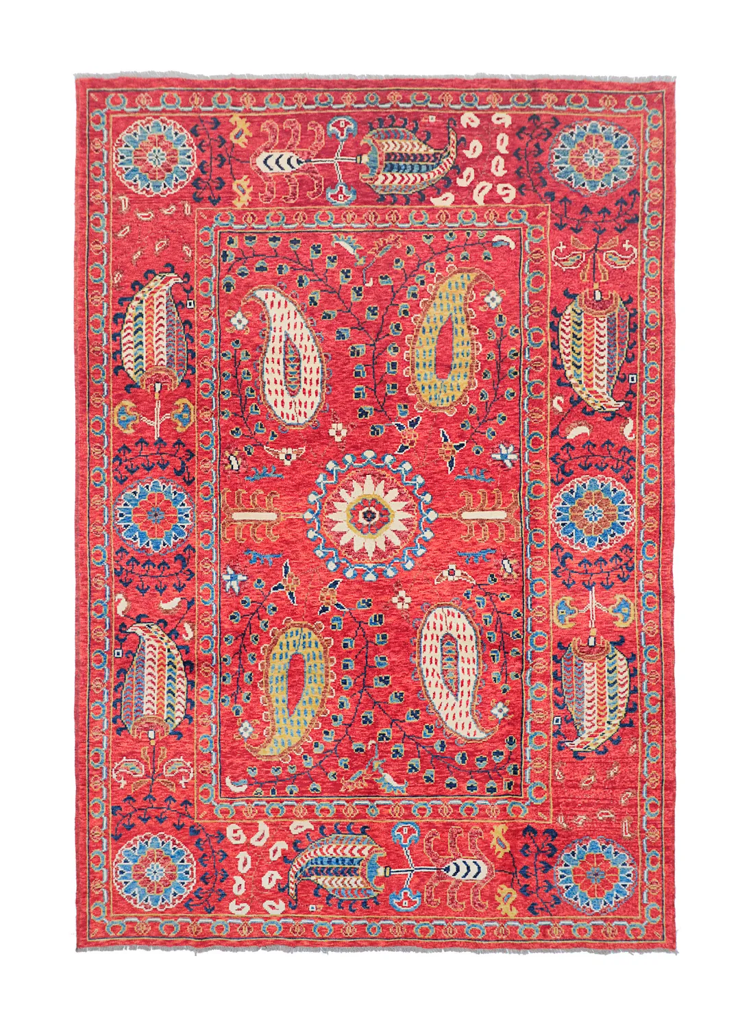 Tappeto Orientale - Suzani Hand Knotted - 200 x 300 cm