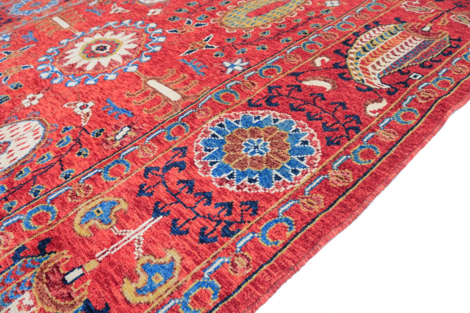 Tappeto Orientale - Suzani Hand Knotted - 200 x 300 cm