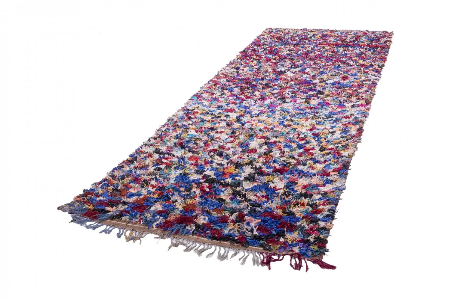 Tappeto Berberi Dal Marocco Boucherouite 370 x 145 cm