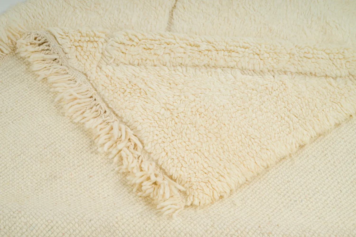 Tappeto Kilim In Stile Berbero Del Marocco Beni Ourain 150 x 220 cm