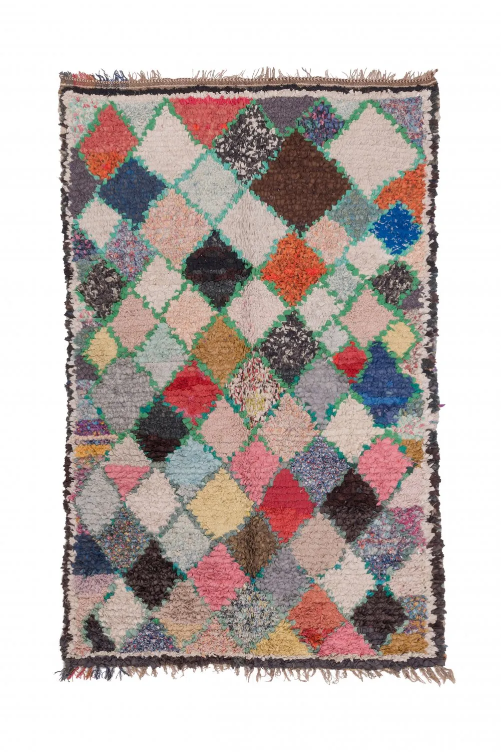 Tappeto Berberi Dal Marocco Boucherouite 230 x 145 cm