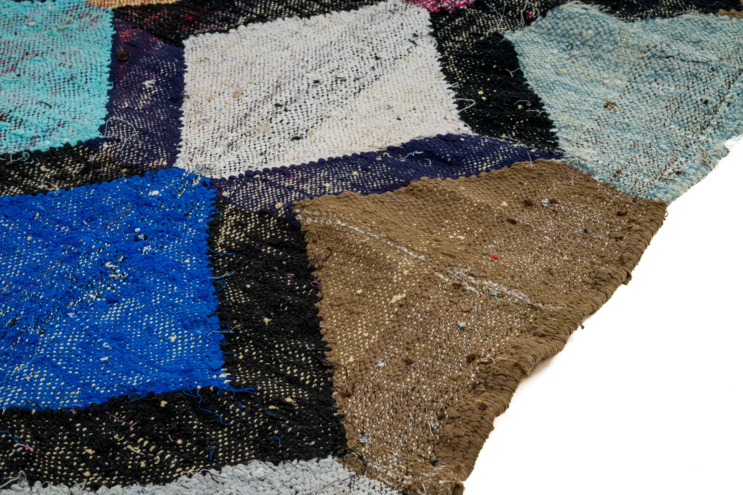 Tappeto Berberi Dal Marocco Boucherouite 135 x 230 cm