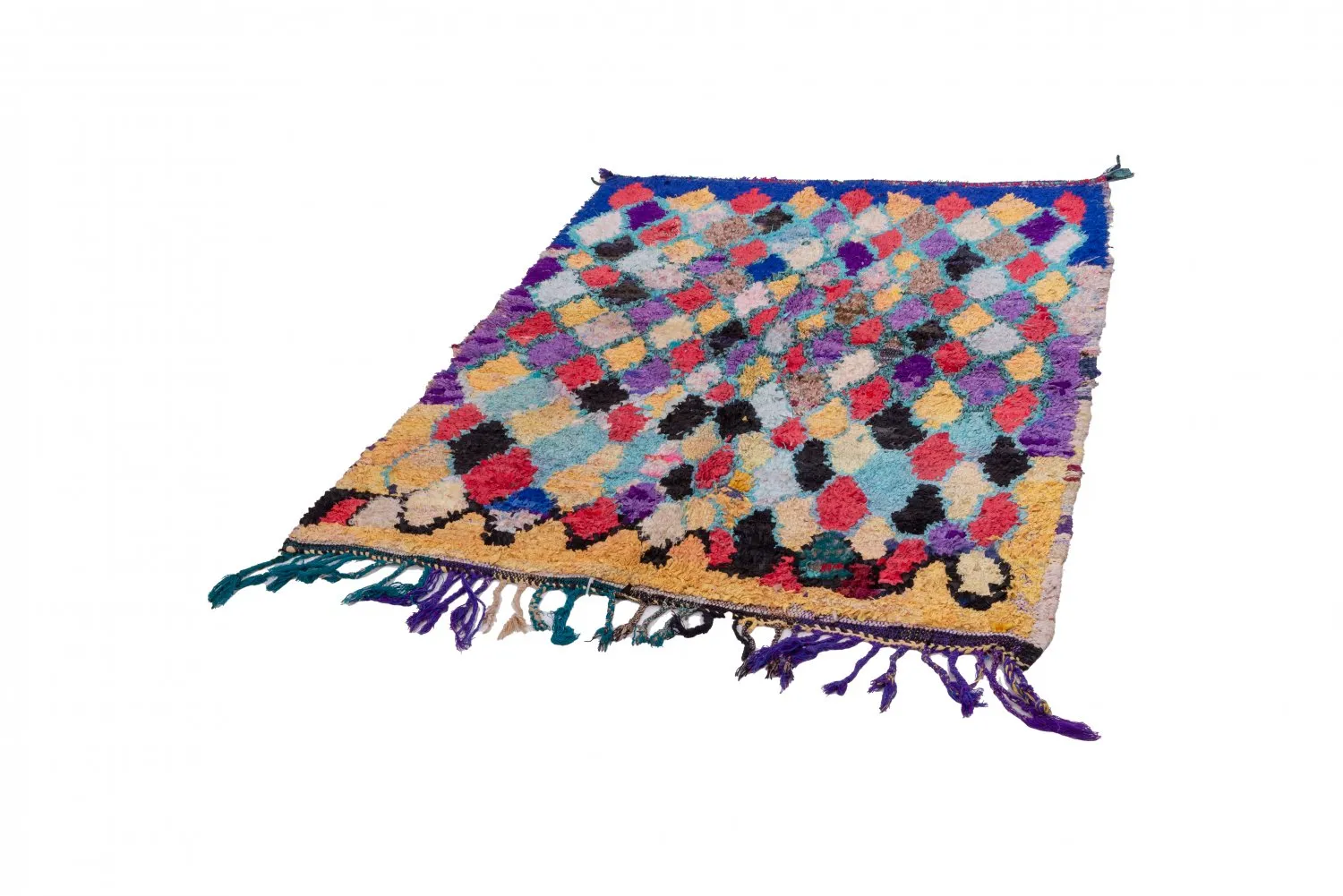 Tappeti Berberi Dal Marocco Boucherouite 185 x 135 cm