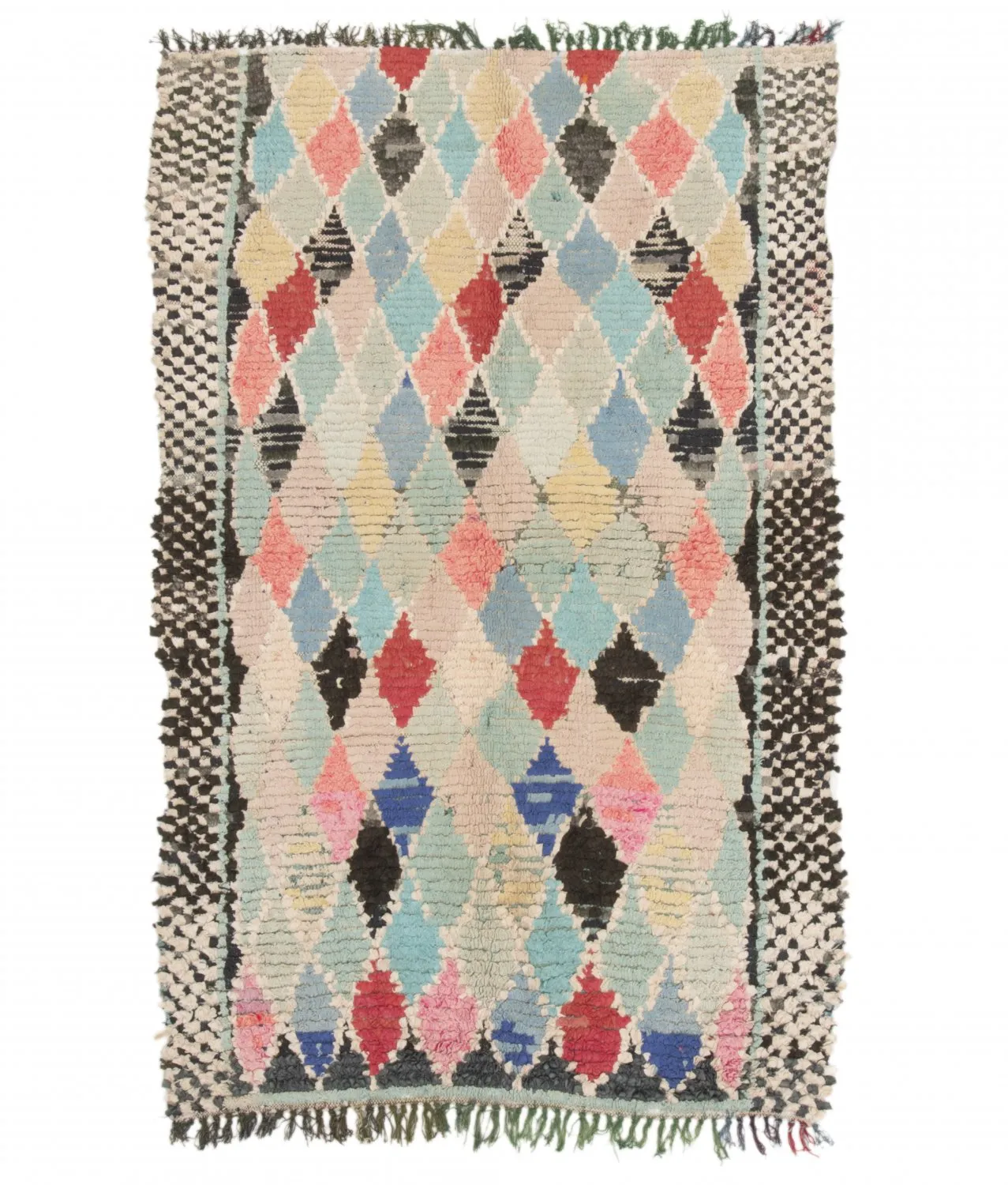 Tappeto Berberi Dal Marocco Boucherouite 170 x 105 cm