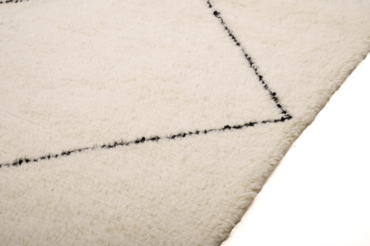 Tappeto Kilim In Stile Berbero Del Marocco Beni Ourain 195 x 295 cm
