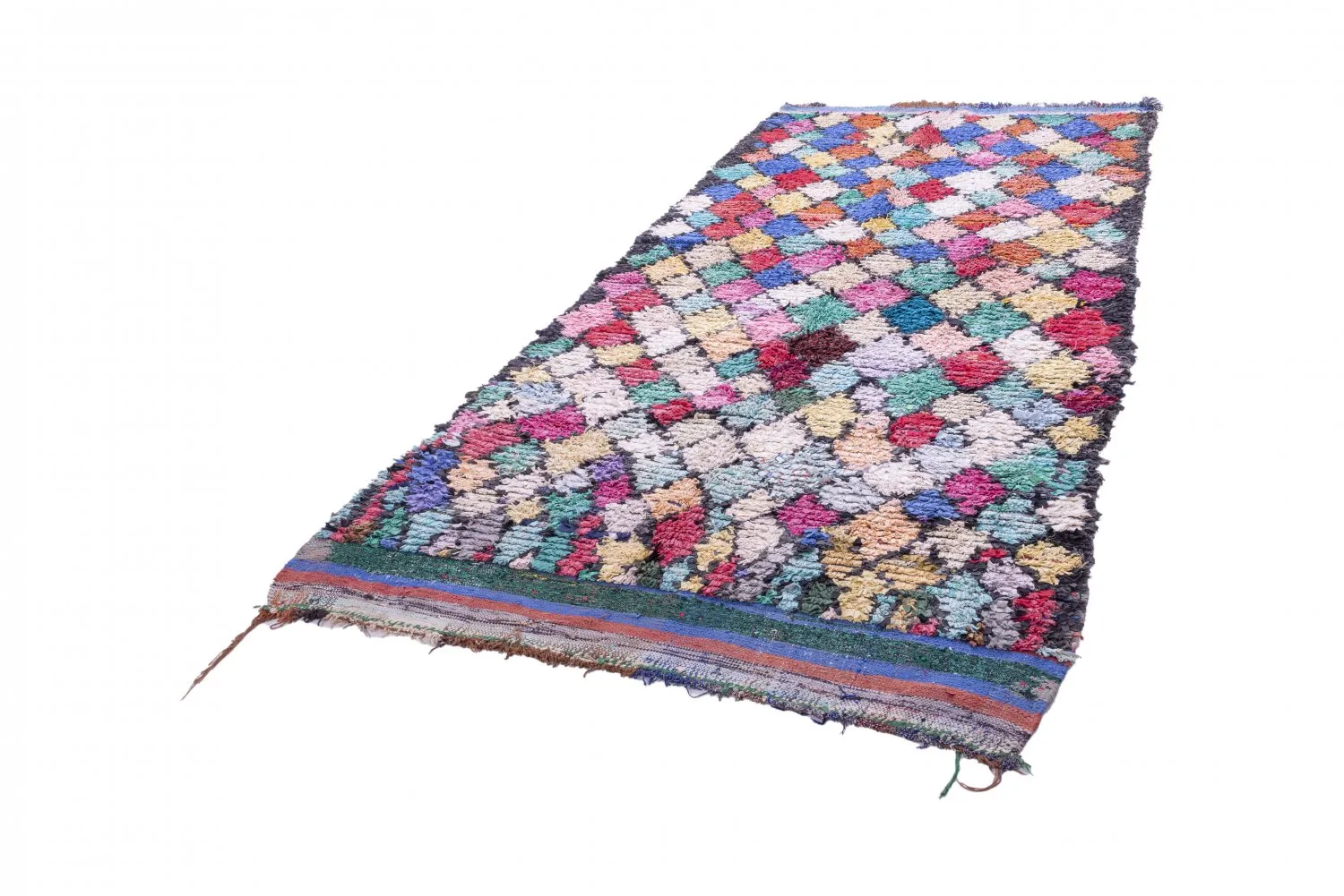 Tappeto Berberi Dal Marocco Boucherouite 325 x 160 cm