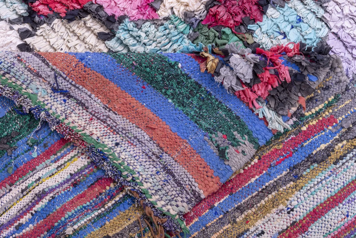 Tappeto Berberi Dal Marocco Boucherouite 325 x 160 cm