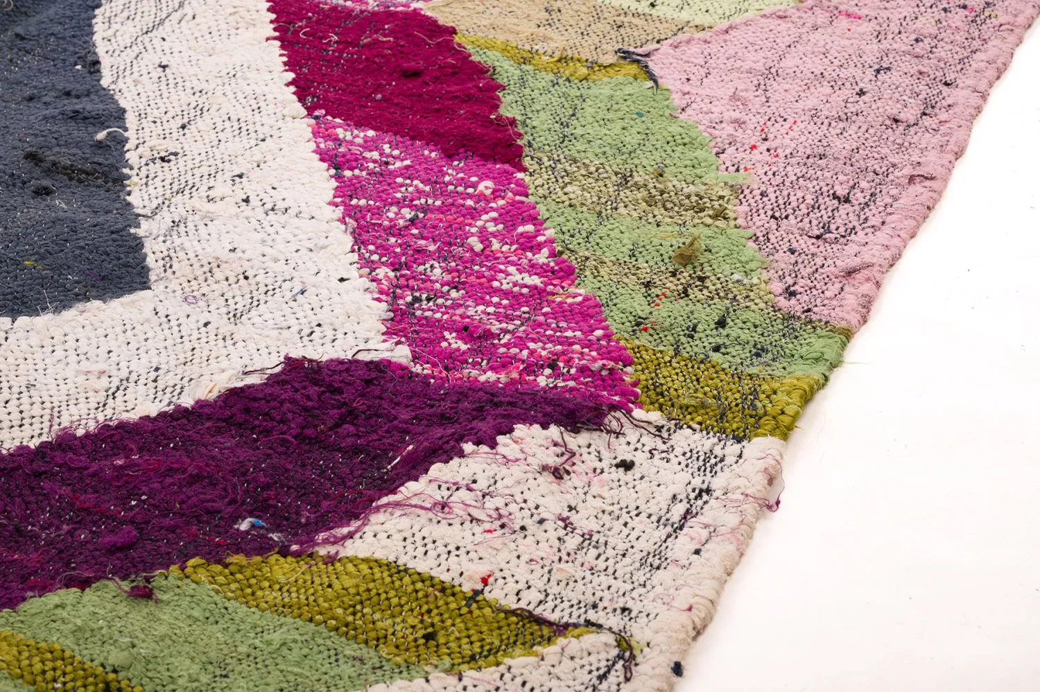 Tappeto Berberi Dal Marocco Boucherouite 130 x 240 cm