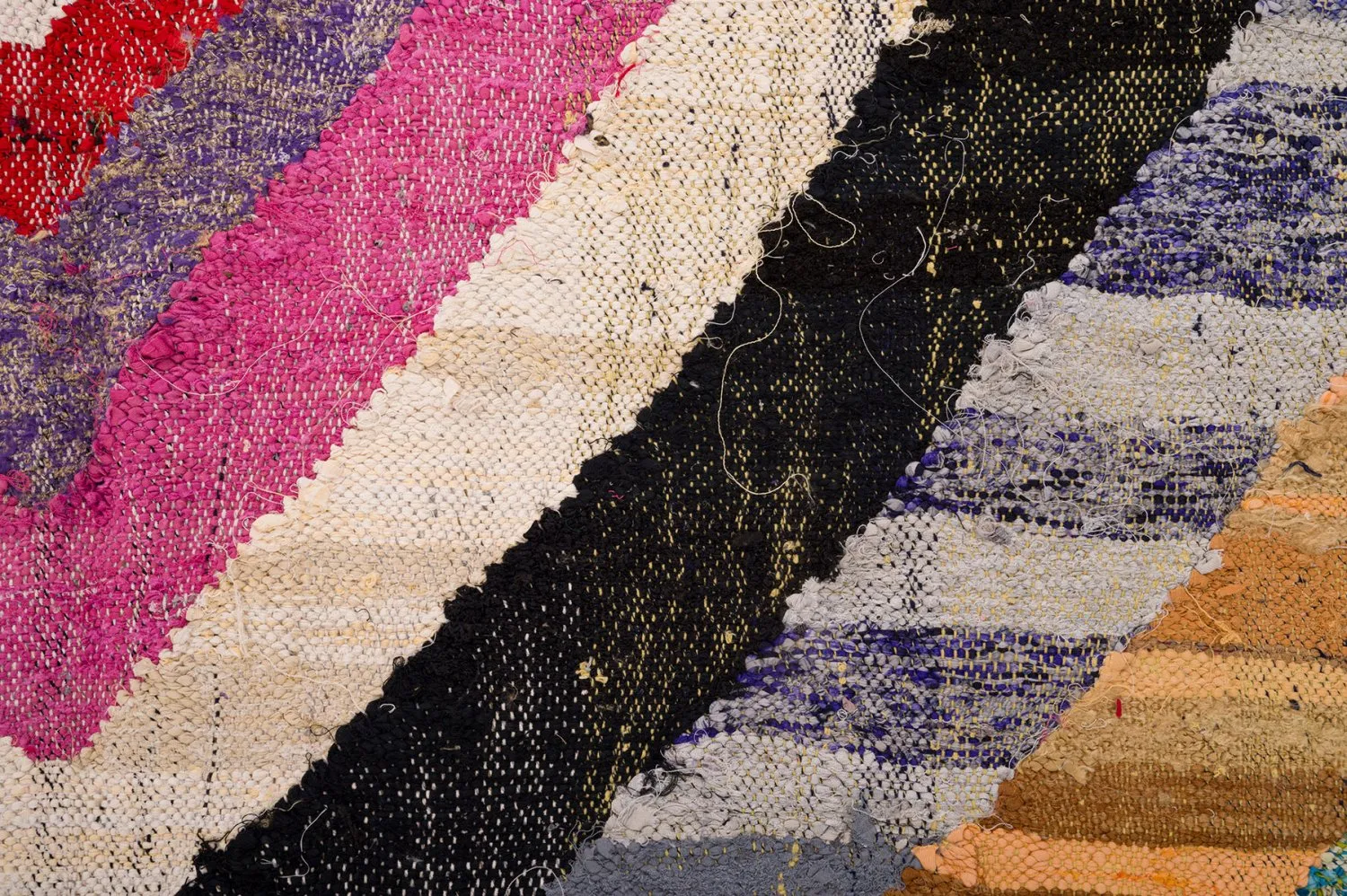 Tappeto Berberi Dal Marocco Boucherouite 155 x 285 cm