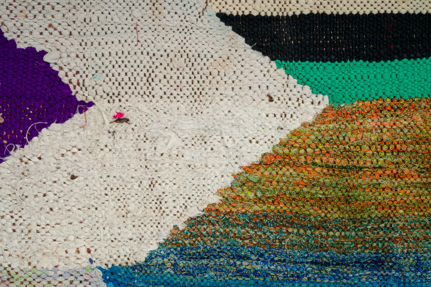Tappeto Berberi Dal Marocco Boucherouite 130 x 230 cm