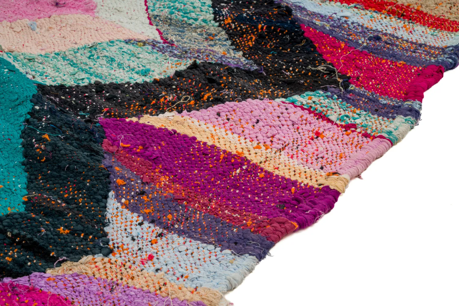 Tappeto Berberi Dal Marocco Boucherouite 130 x 235 cm