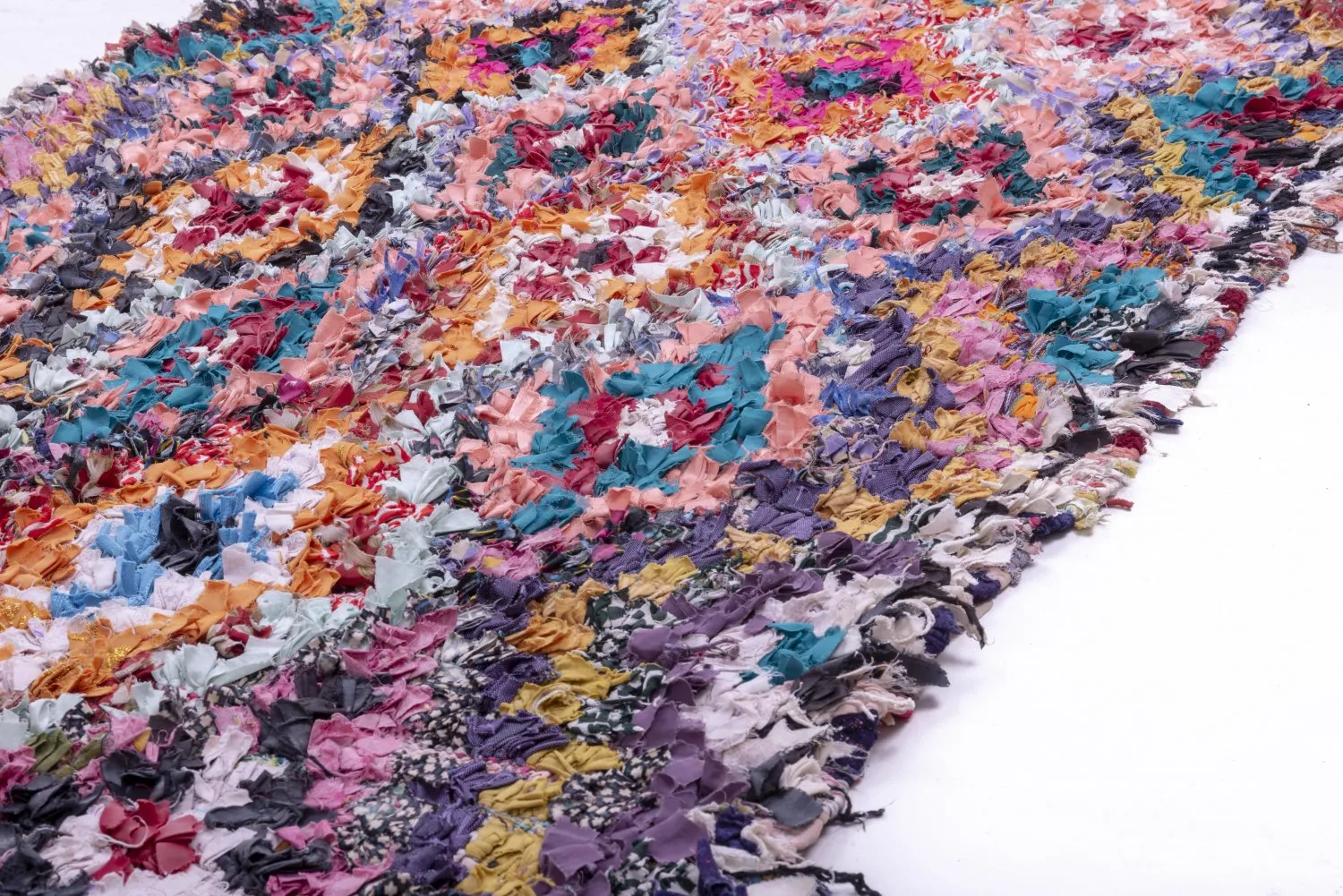 Tappeto Berberi Dal Marocco Boucherouite 275 x 120 cm