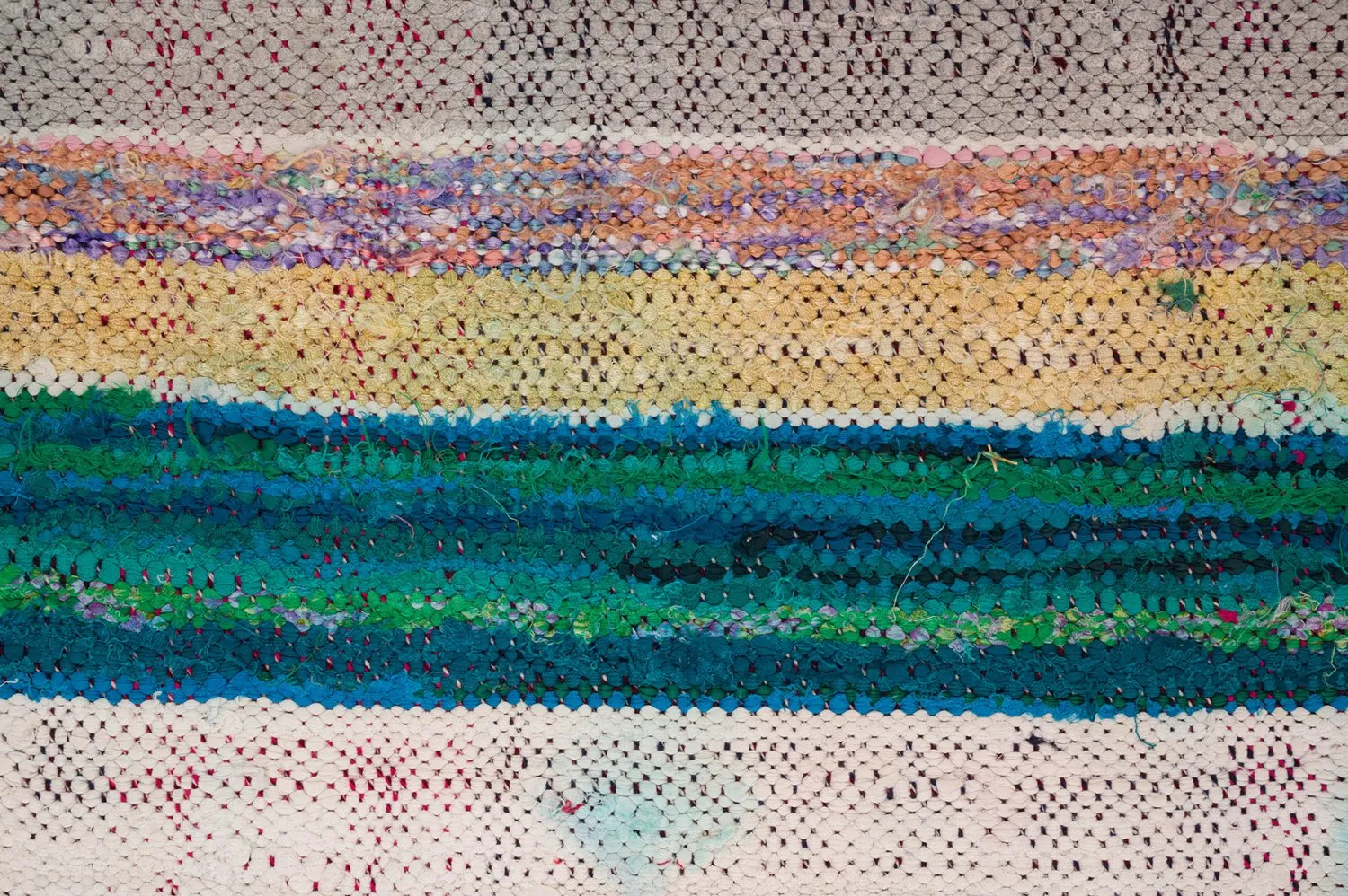 Tappeto Berberi Dal Marocco Boucherouite 145 x 295 cm
