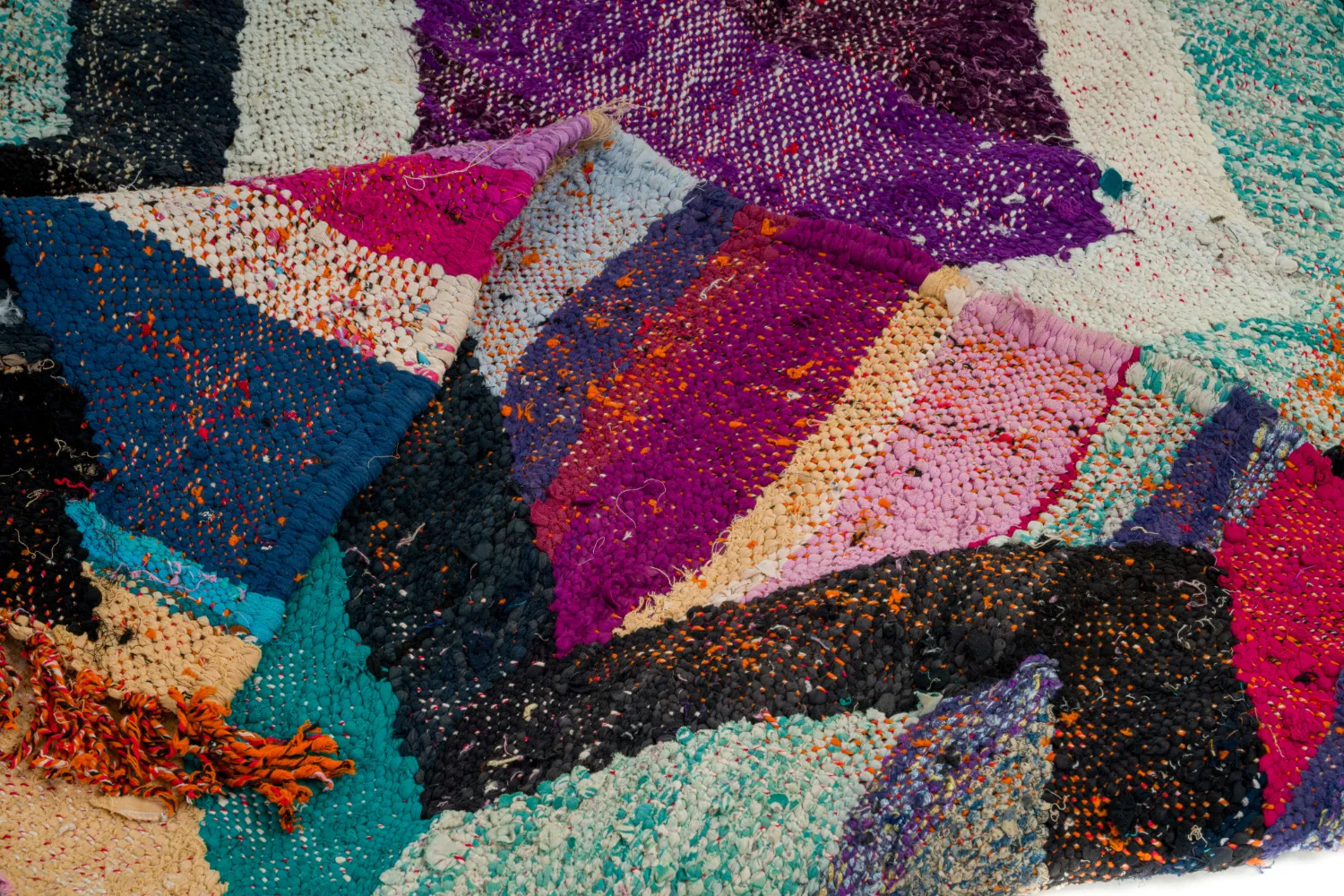 Tappeto Berberi Dal Marocco Boucherouite 130 x 235 cm