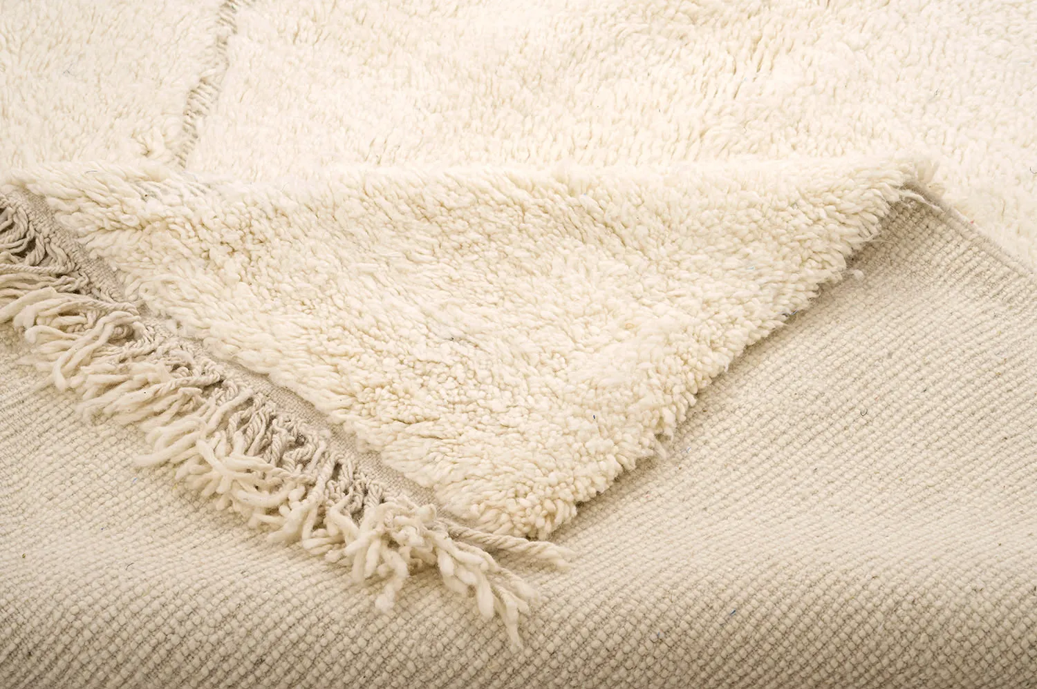 Tappeto Kilim In Stile Berbero Del Marocco Beni Ourain 205 x 300 cm