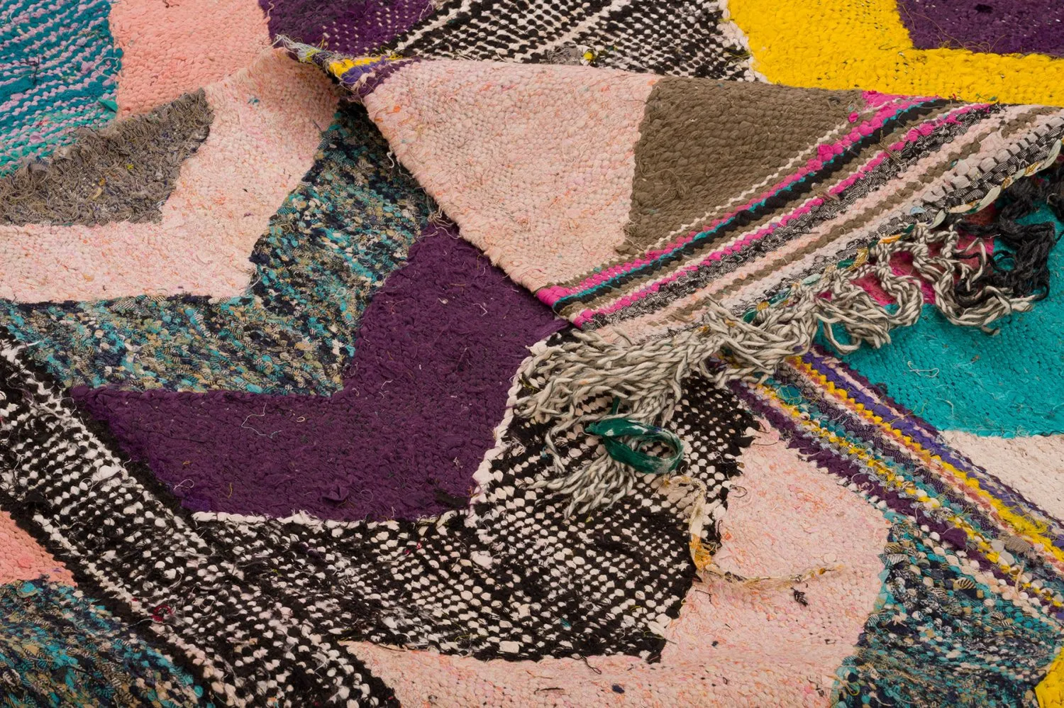 Tappeto Berberi Dal Marocco Boucherouite 160 x 325 cm