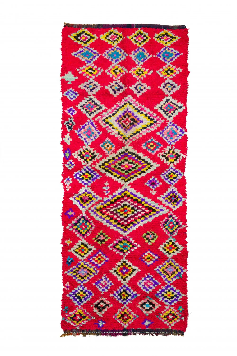 Tappeto Berberi Dal Marocco Boucherouite 320 x 130 cm