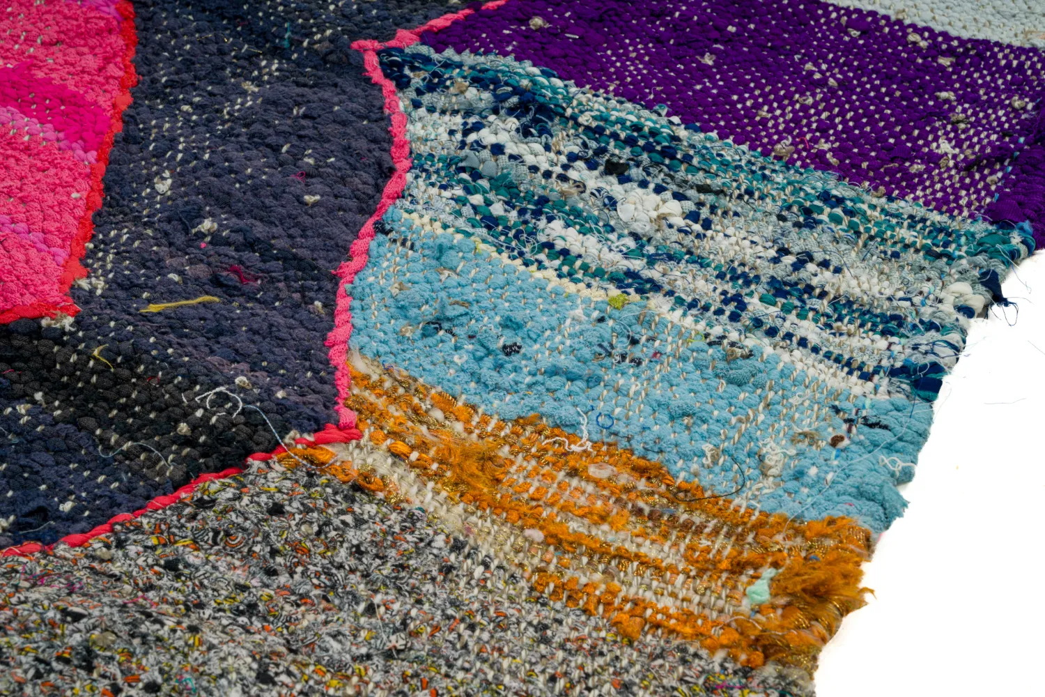 Tappeto Berberi Dal Marocco Boucherouite 150 x 255 cm