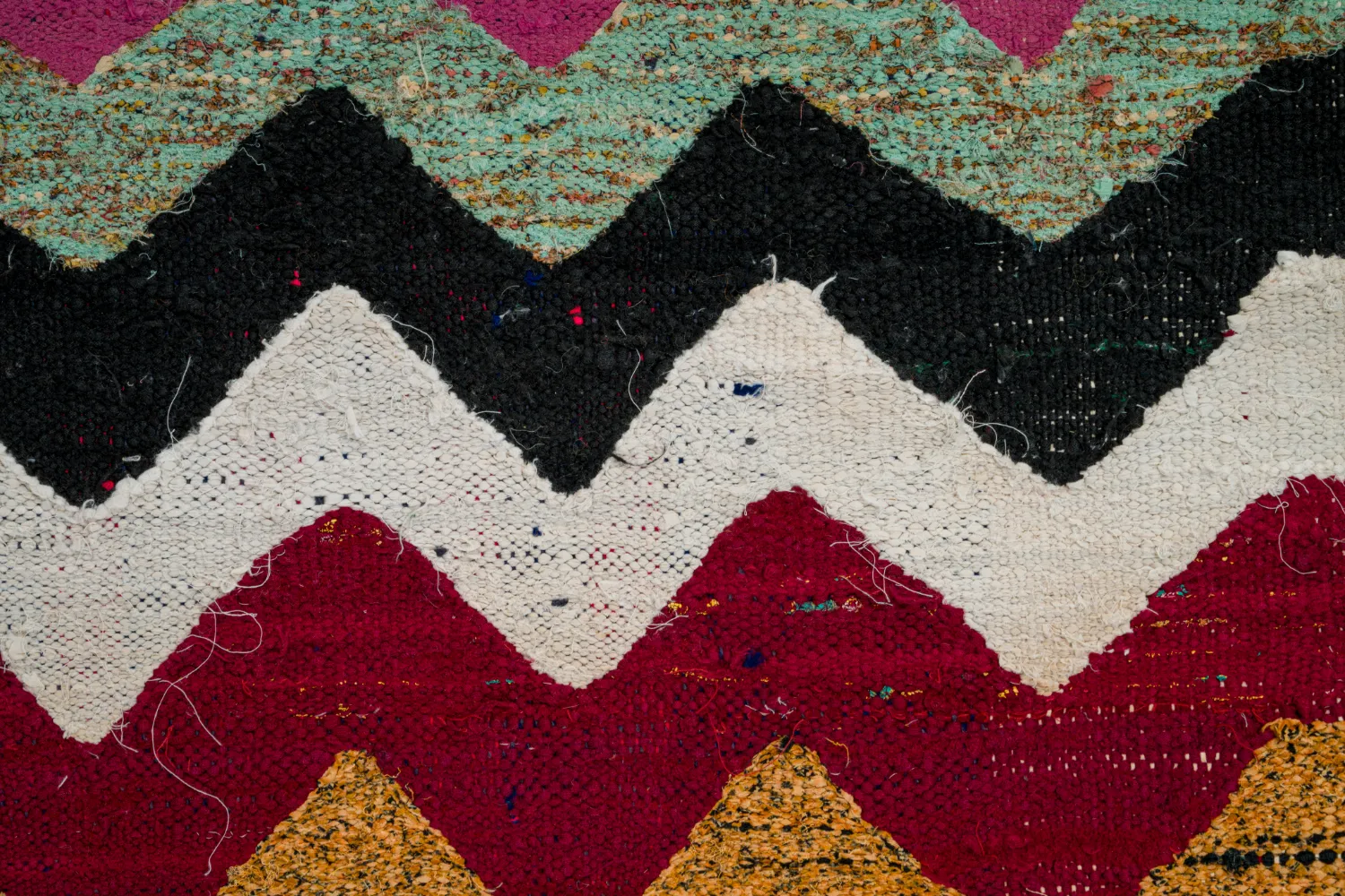 Tappeto Berberi Dal Marocco Boucherouite 120 x 235 cm