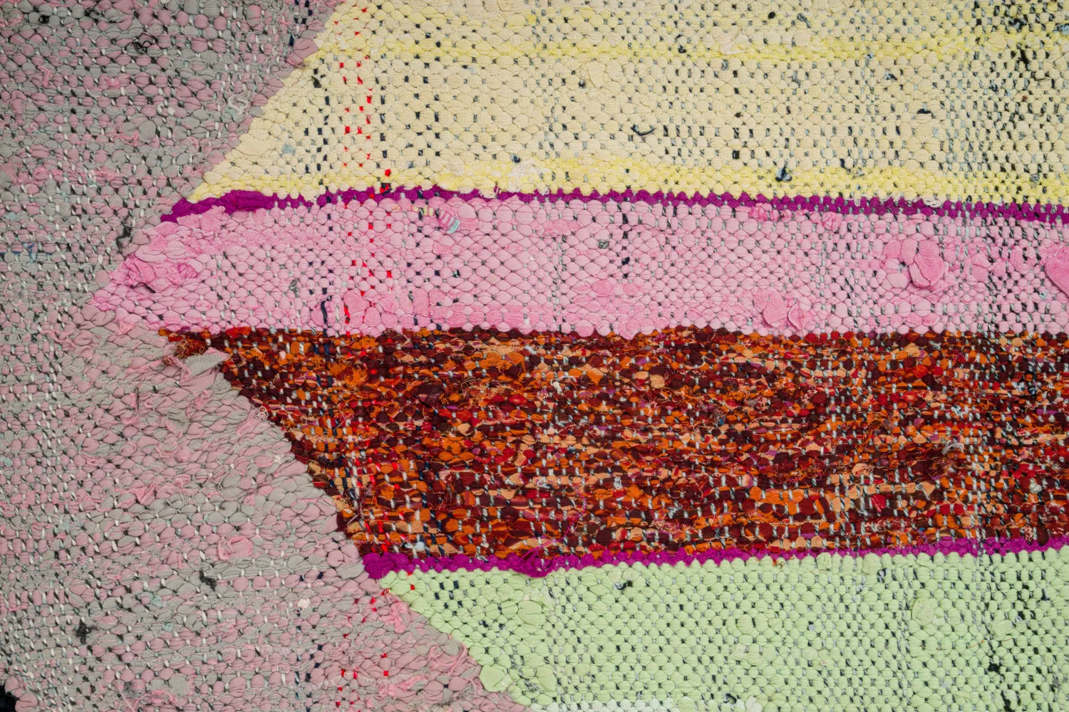 Tappeto Berberi Dal Marocco Boucherouite 130 x 230 cm